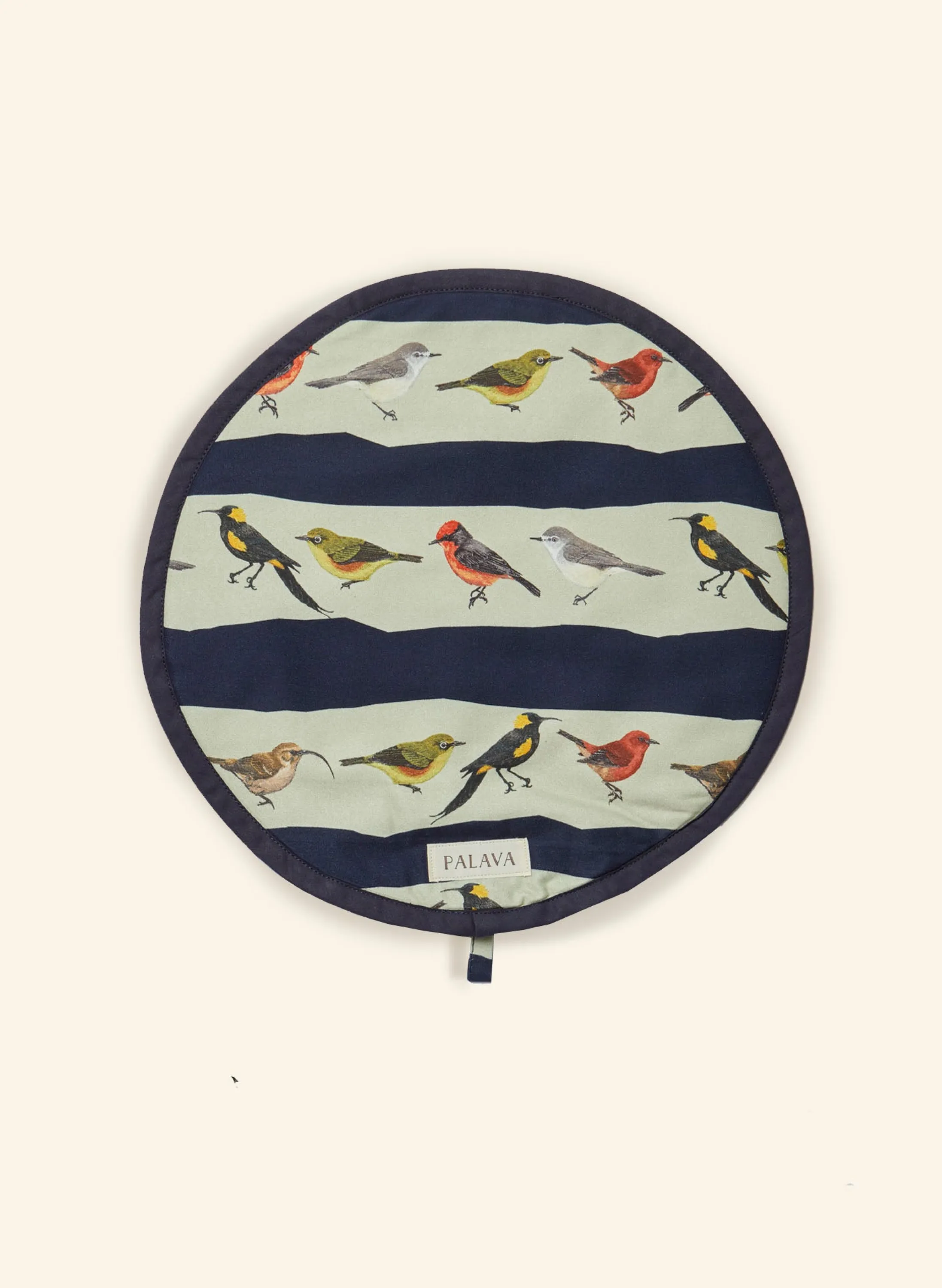 Palava Aga Cover / Placemat - Navy Lost Birds Best