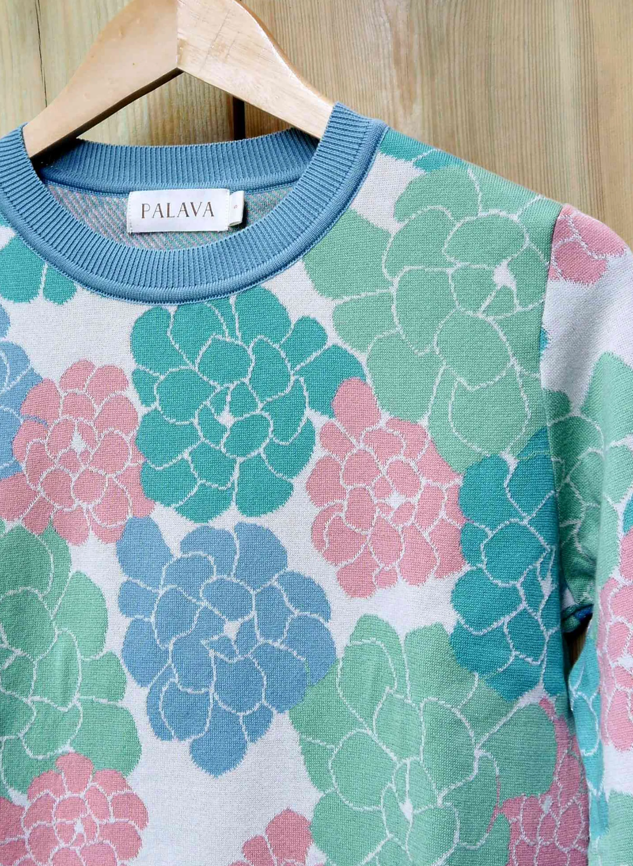 Palava Alba - Jacquard Succulents Jumper Sale