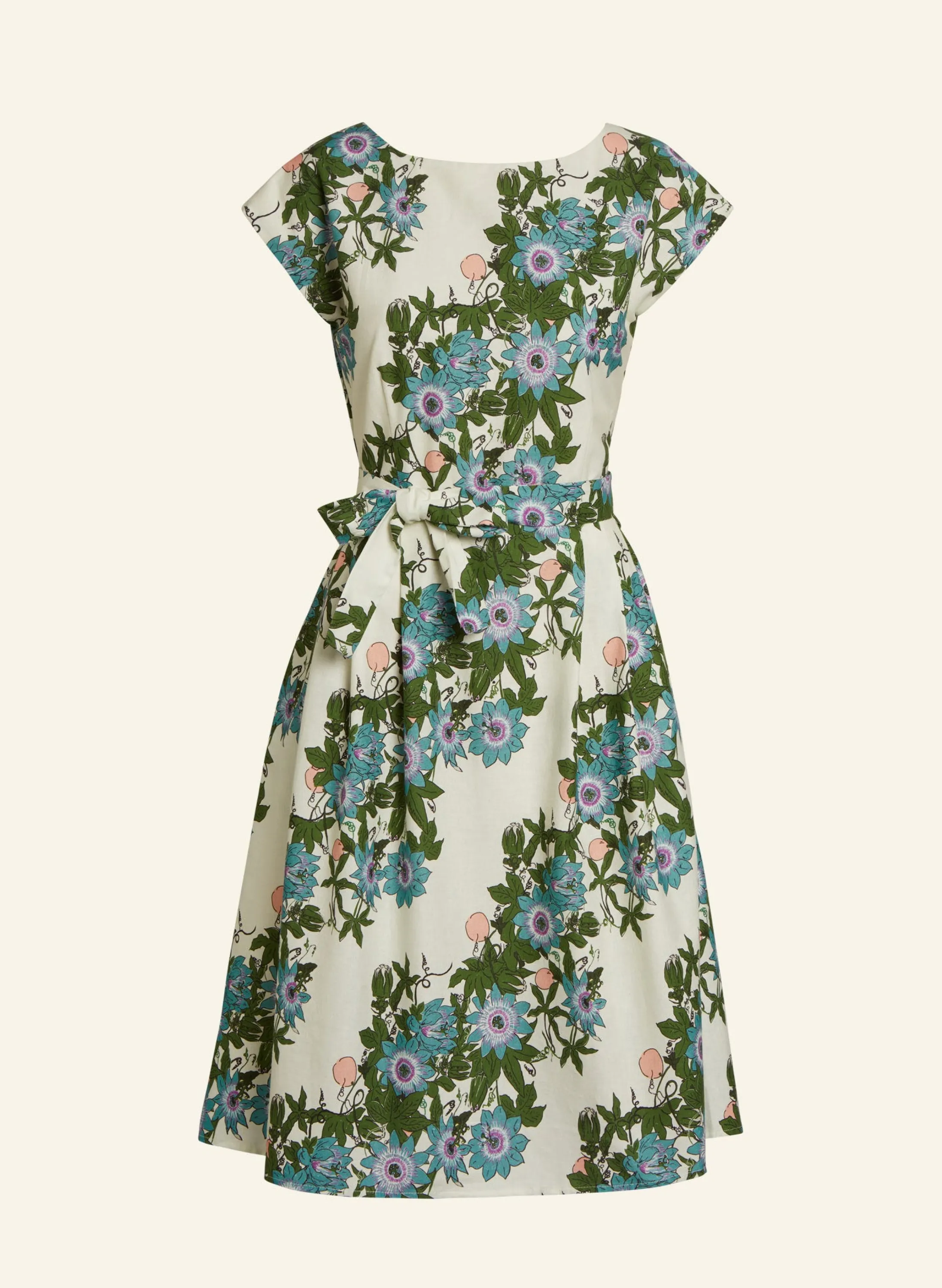 Palava Beatrice Cap - Ivory Passionflower Dress Clearance