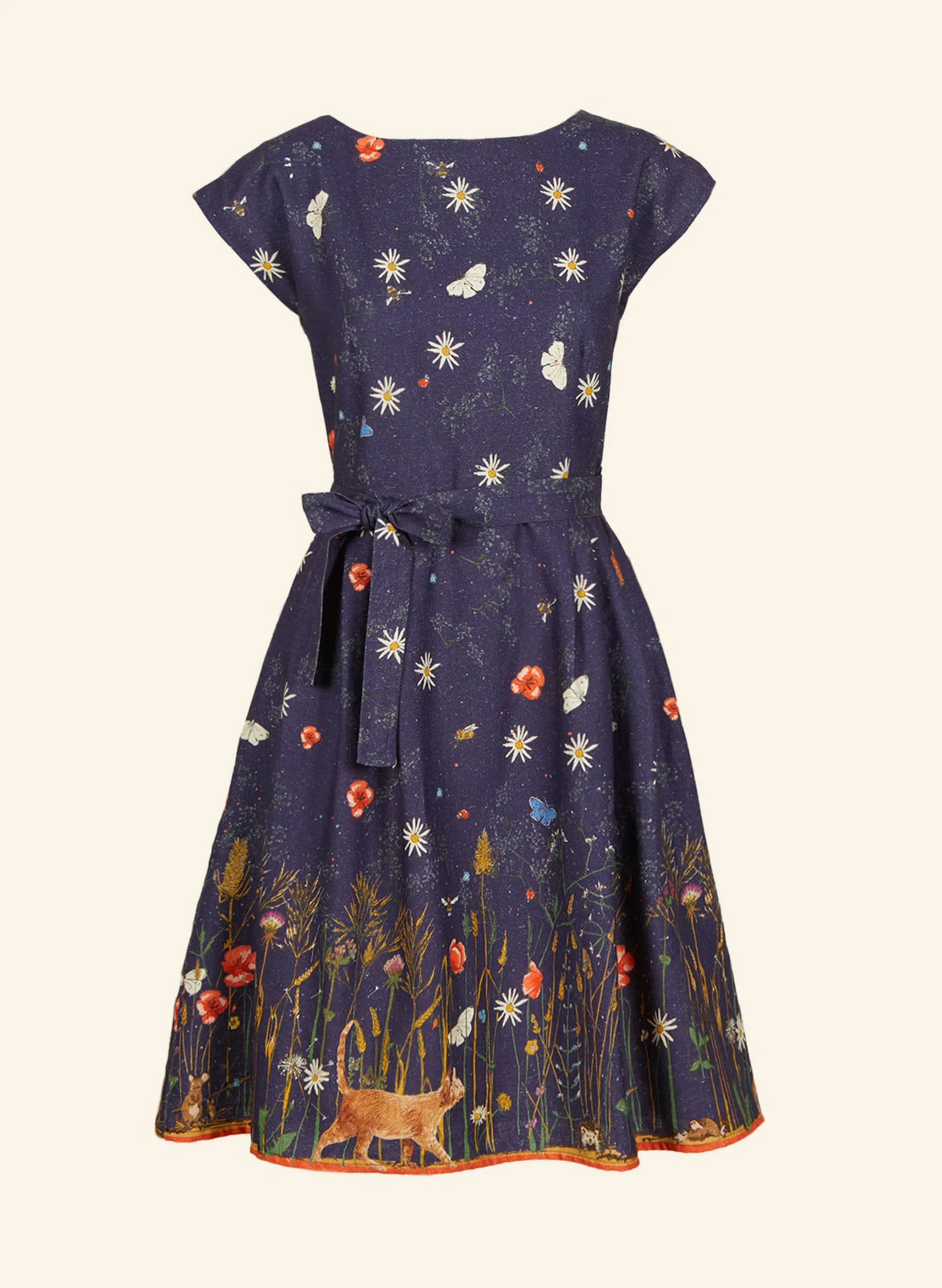 Palava Beatrice Cap - Navy Cornfield Dress Clearance