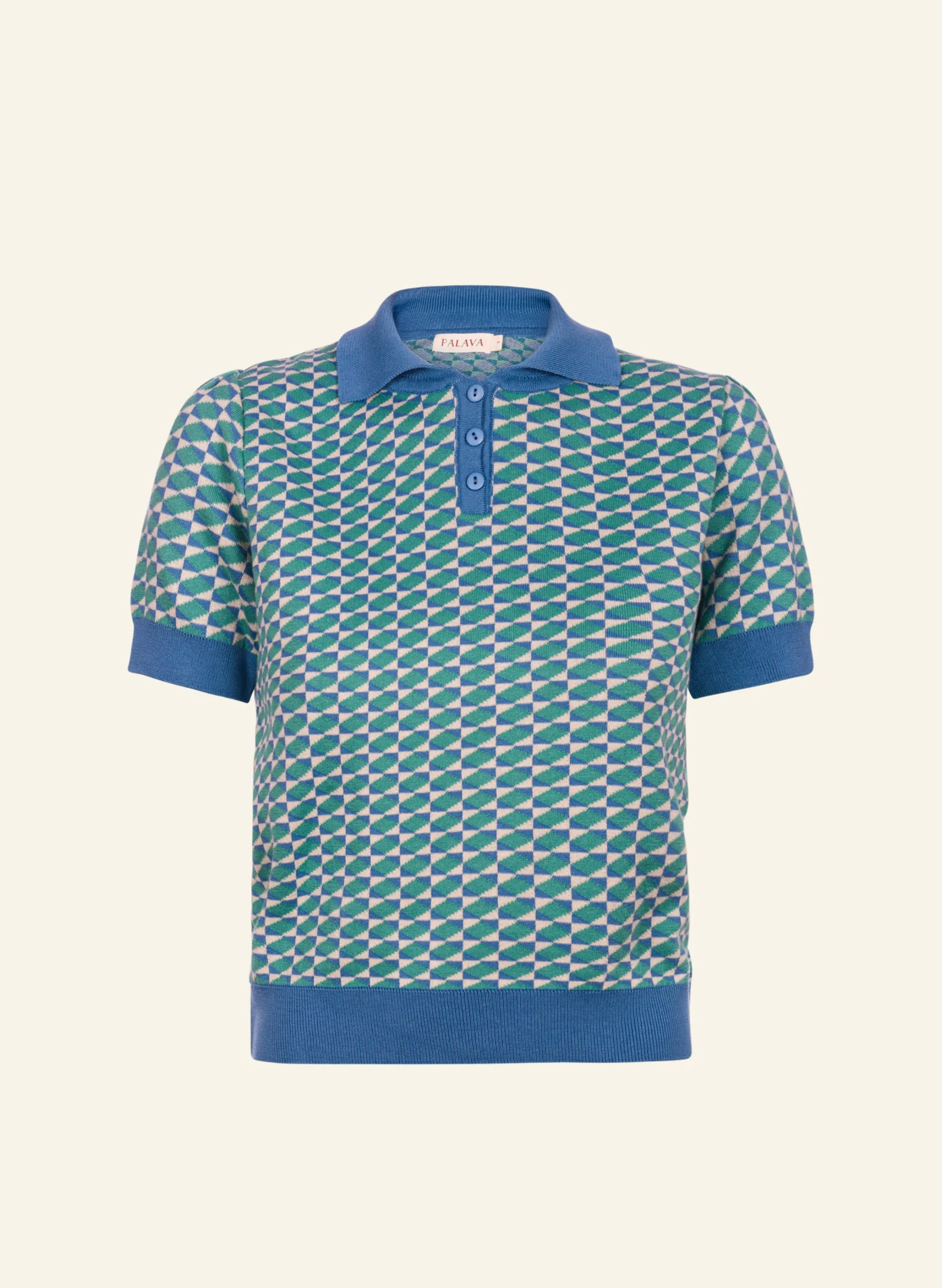 Palava Billie - Marine Green Harman Knitted Top Outlet