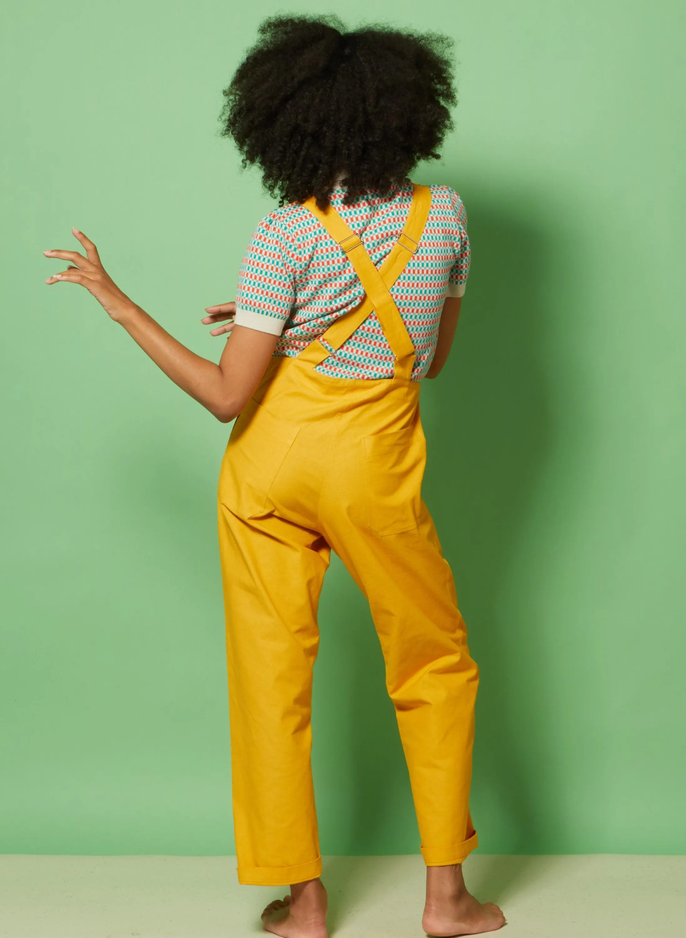 Palava Bonnie - Mustard Dungarees Fashion