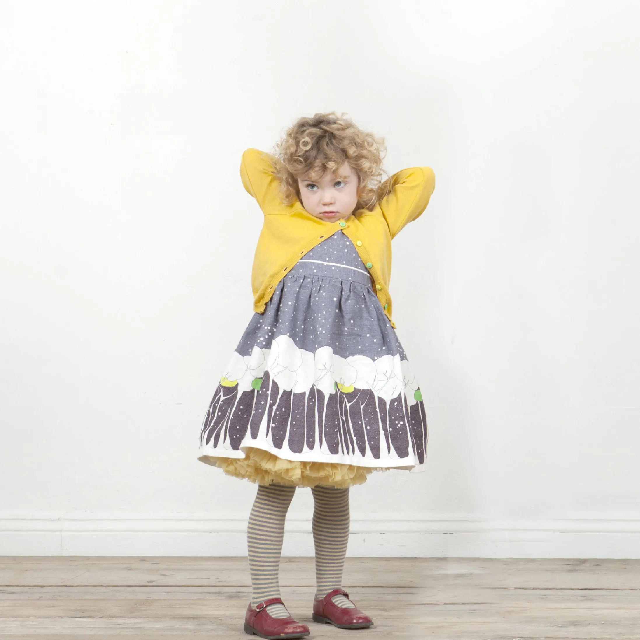 Palava Children's Classic Cardigan - Mustard Store