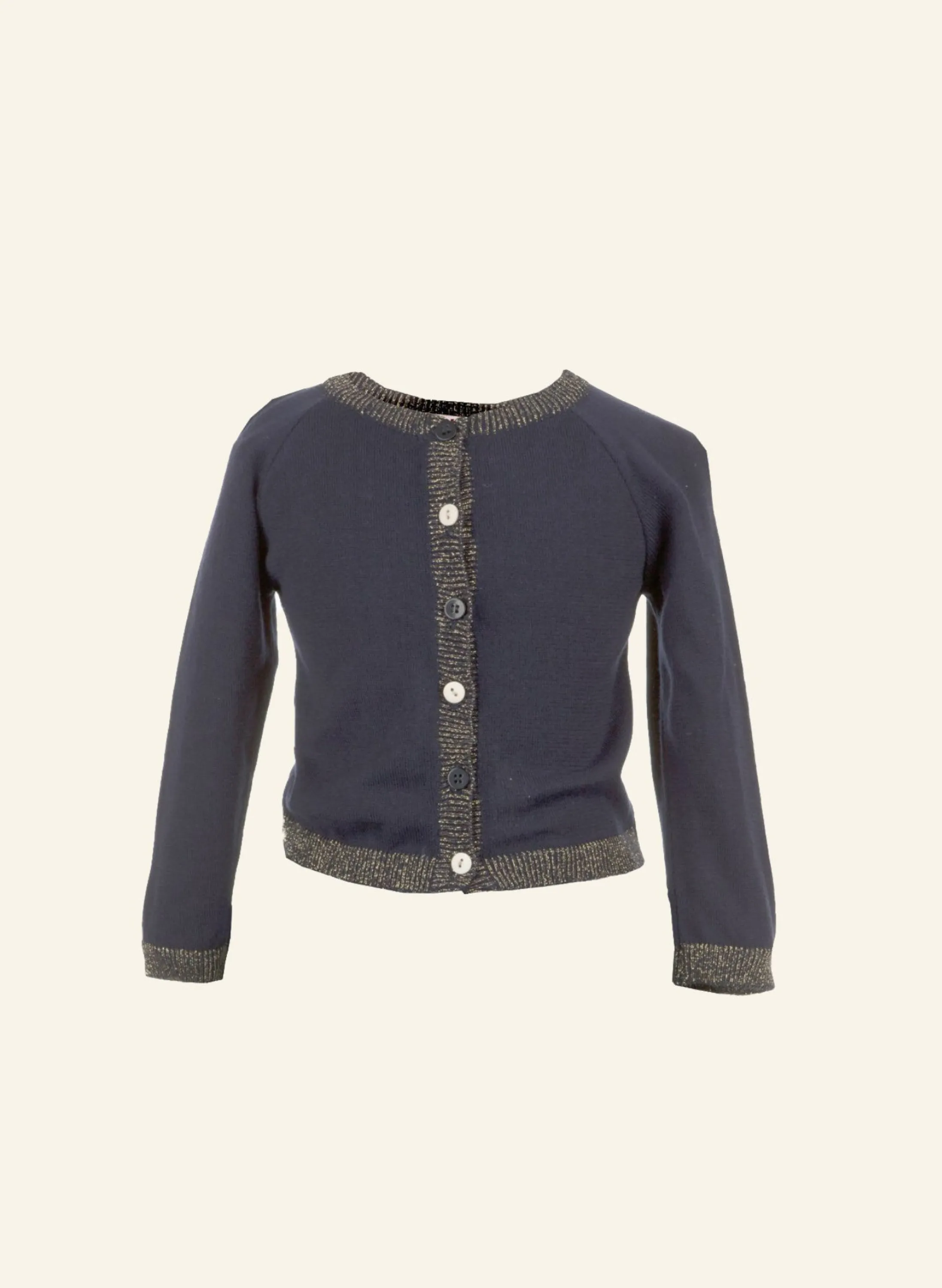 Palava Children's Classic Cardigan - Sparkly Navy Discount