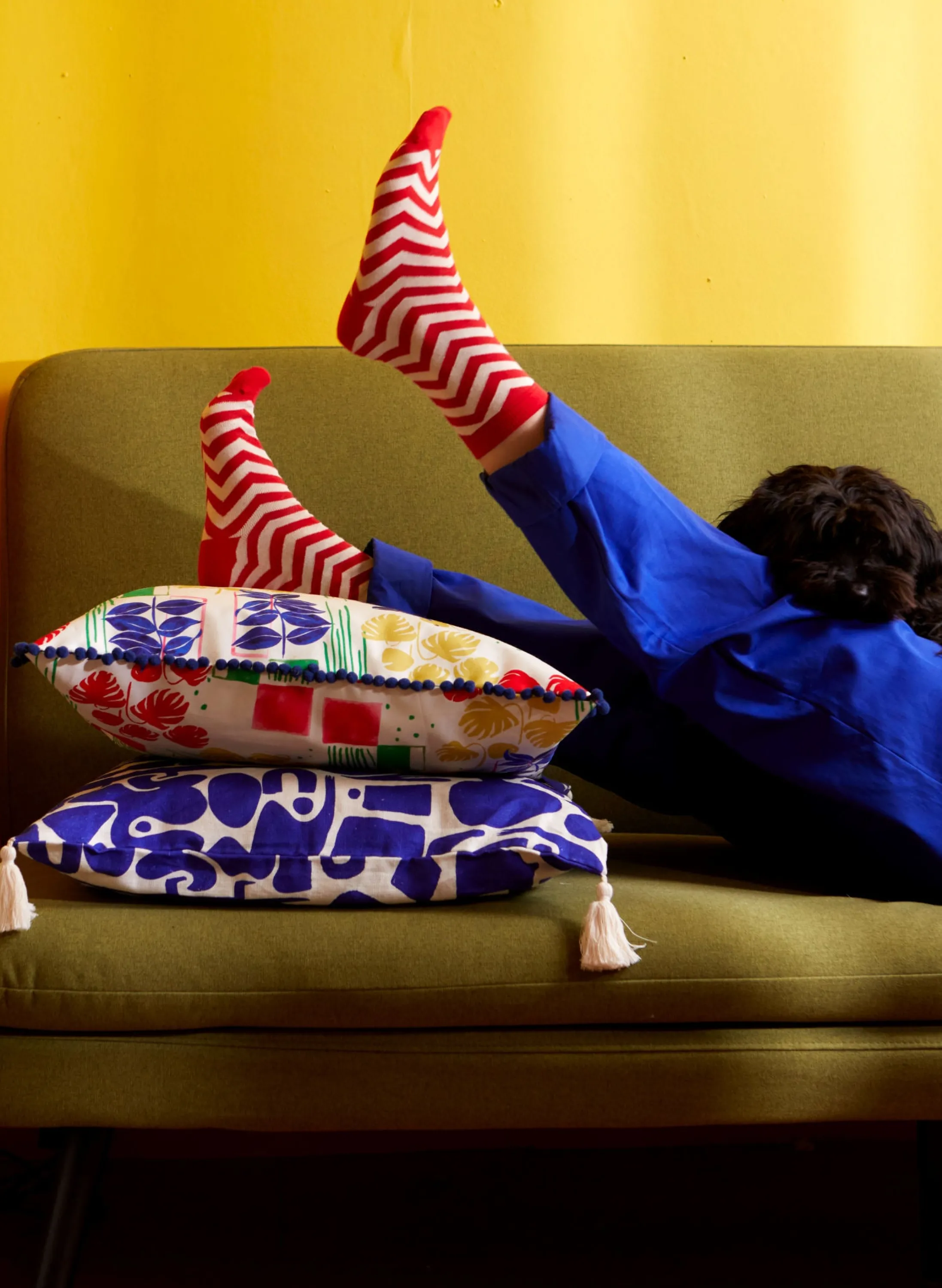 Palava Cushion Cover - Blue Cave Best