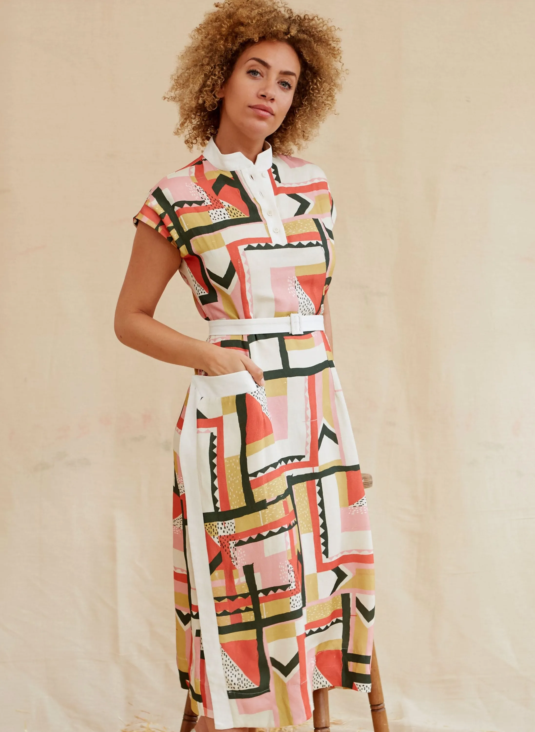 Palava Cyd - High Wire Dress | Cotton - Linen Blend Sale