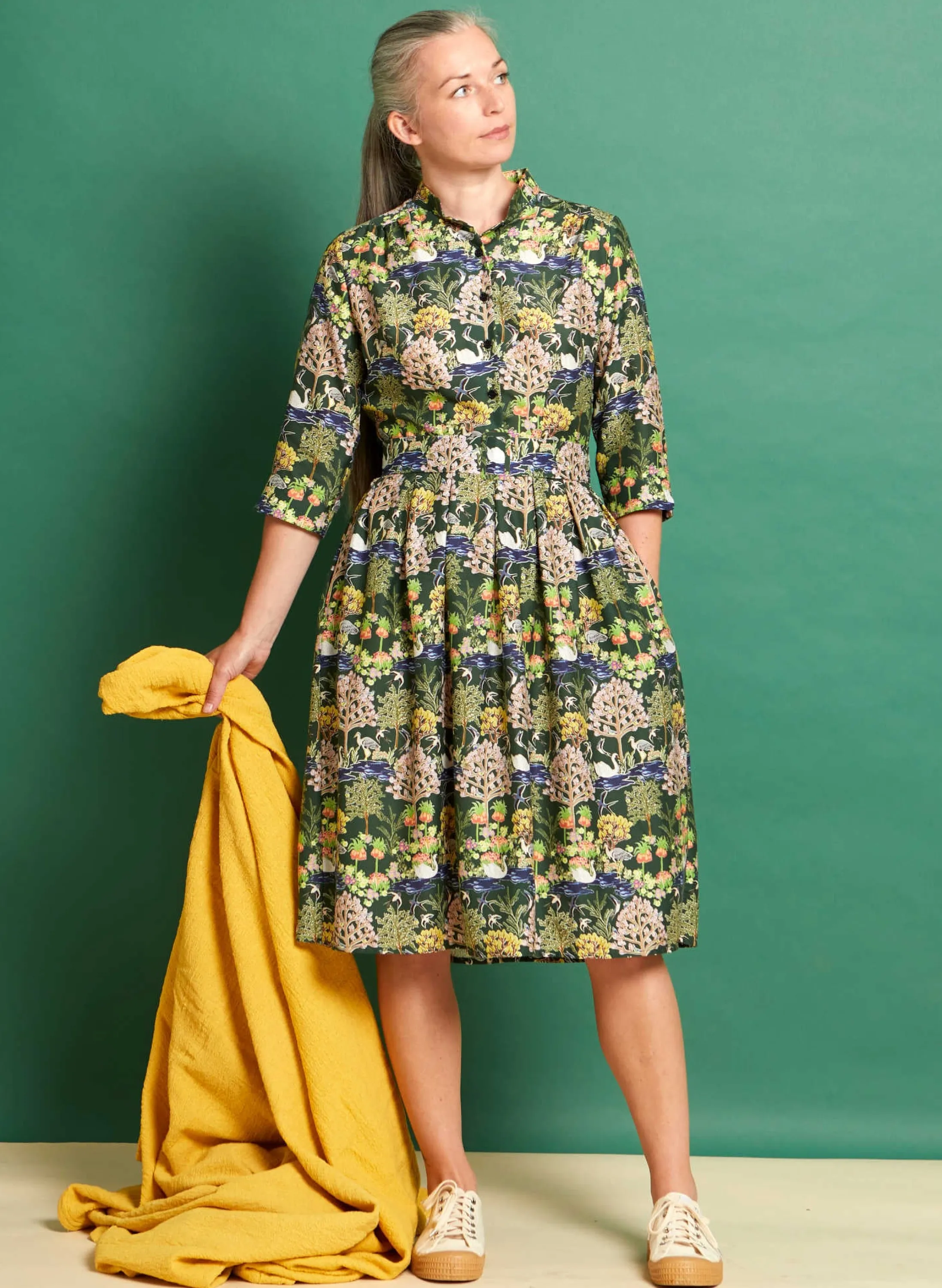 Palava Cynthia - Dark Green Botanical Gardens Dress Best