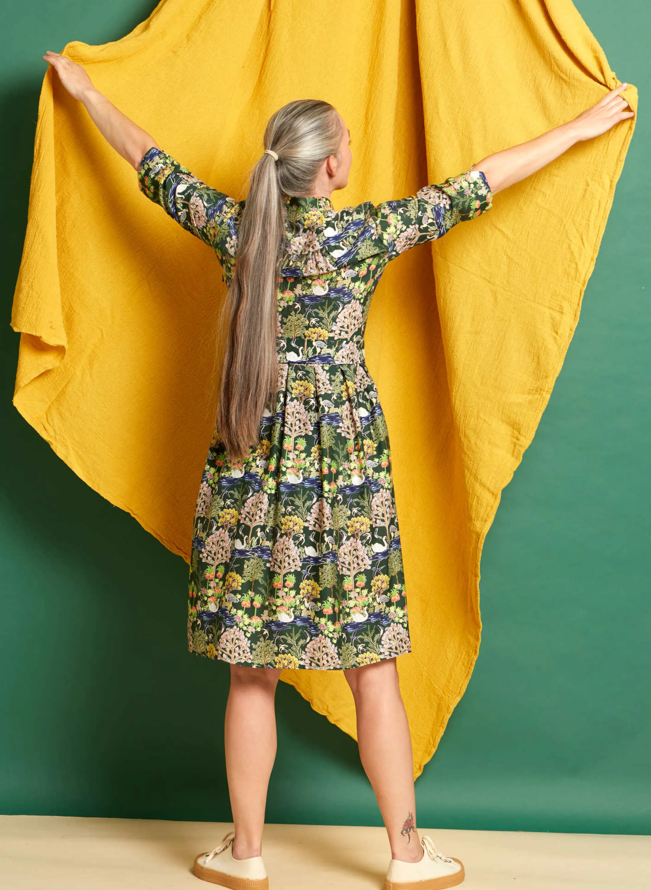 Palava Cynthia - Dark Green Botanical Gardens Dress Best