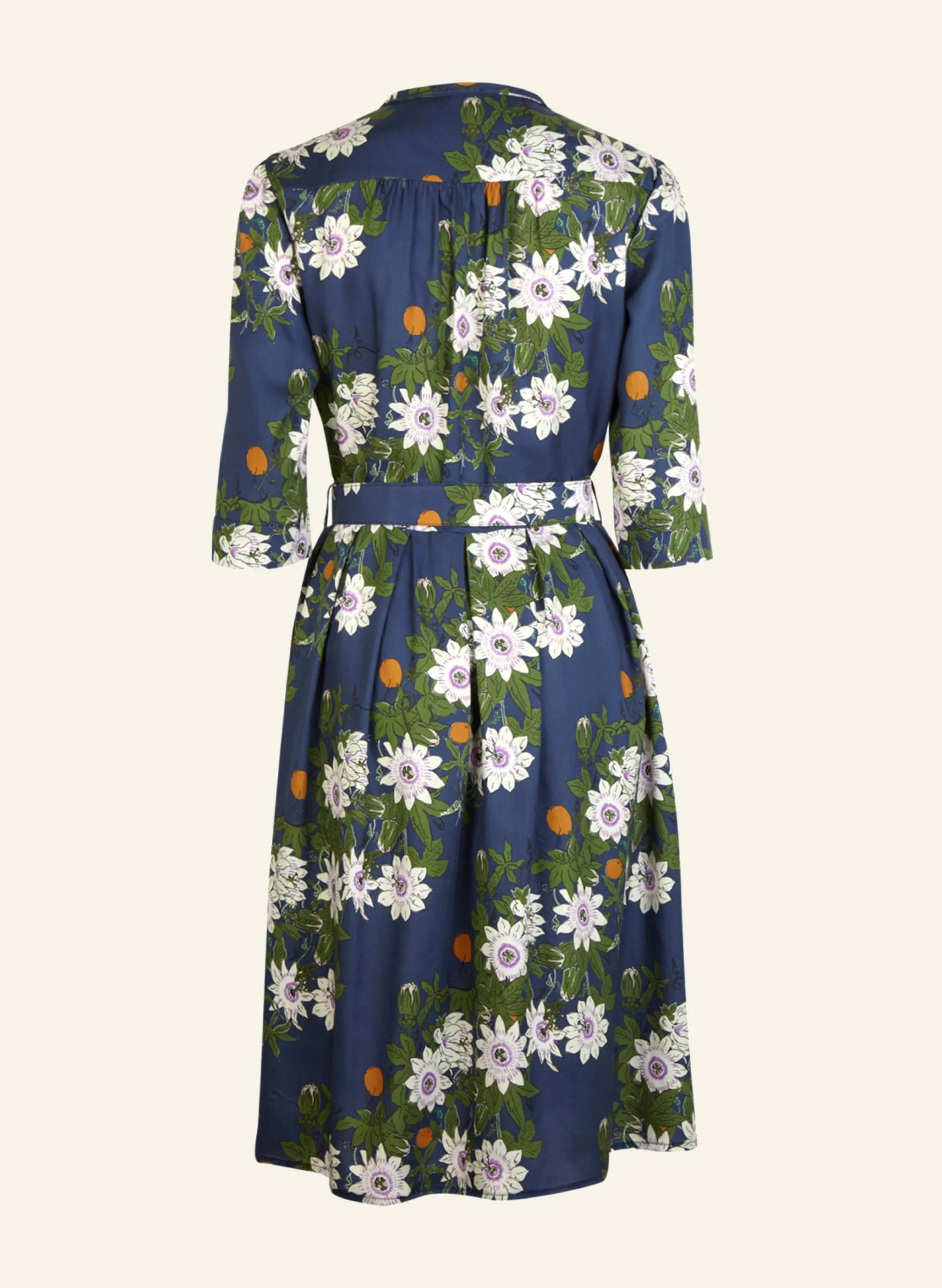 Palava Cynthia - Navy Passion Flower Dress Hot