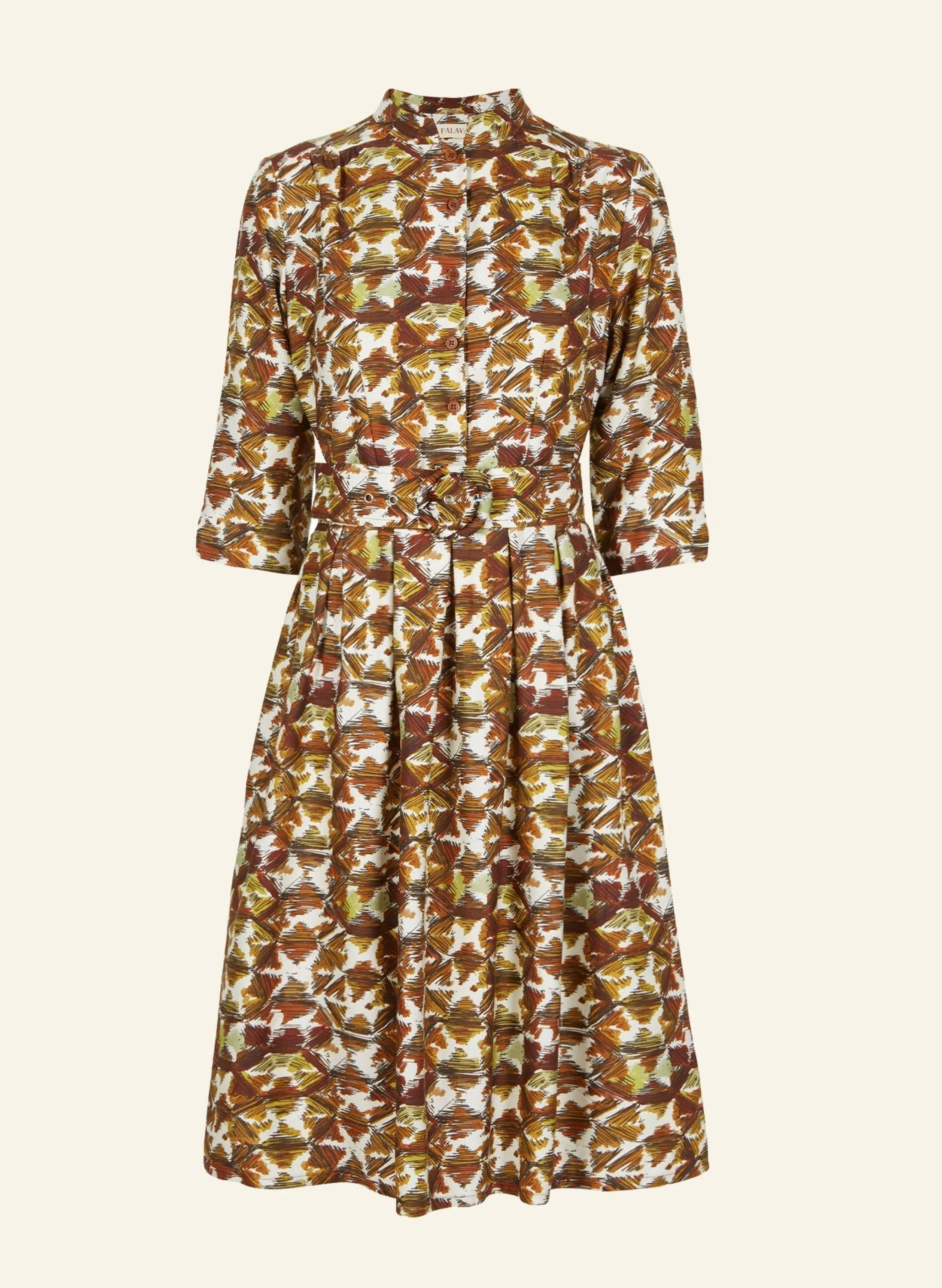 Palava Cynthia - Rust Tortoiseshell Dress Cheap