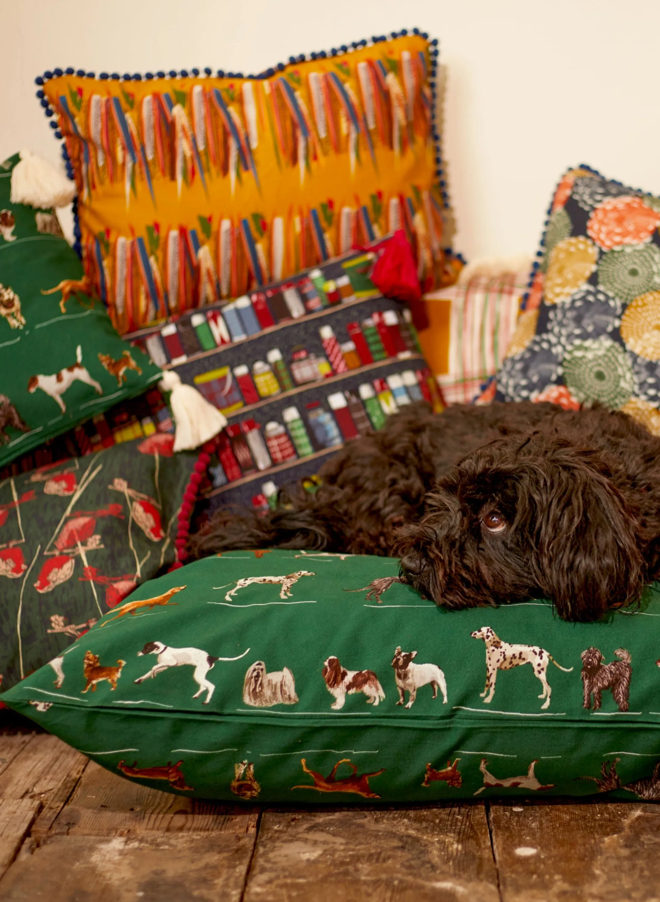 Palava Dog Bed - Green Porcelain Dogs Store