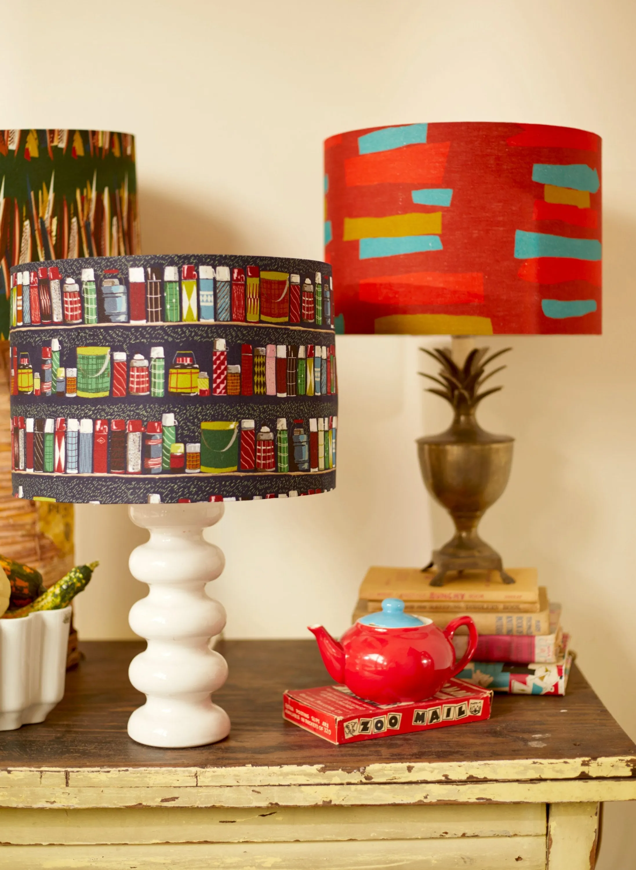 Palava Drum Lampshade - Rust Archive Best