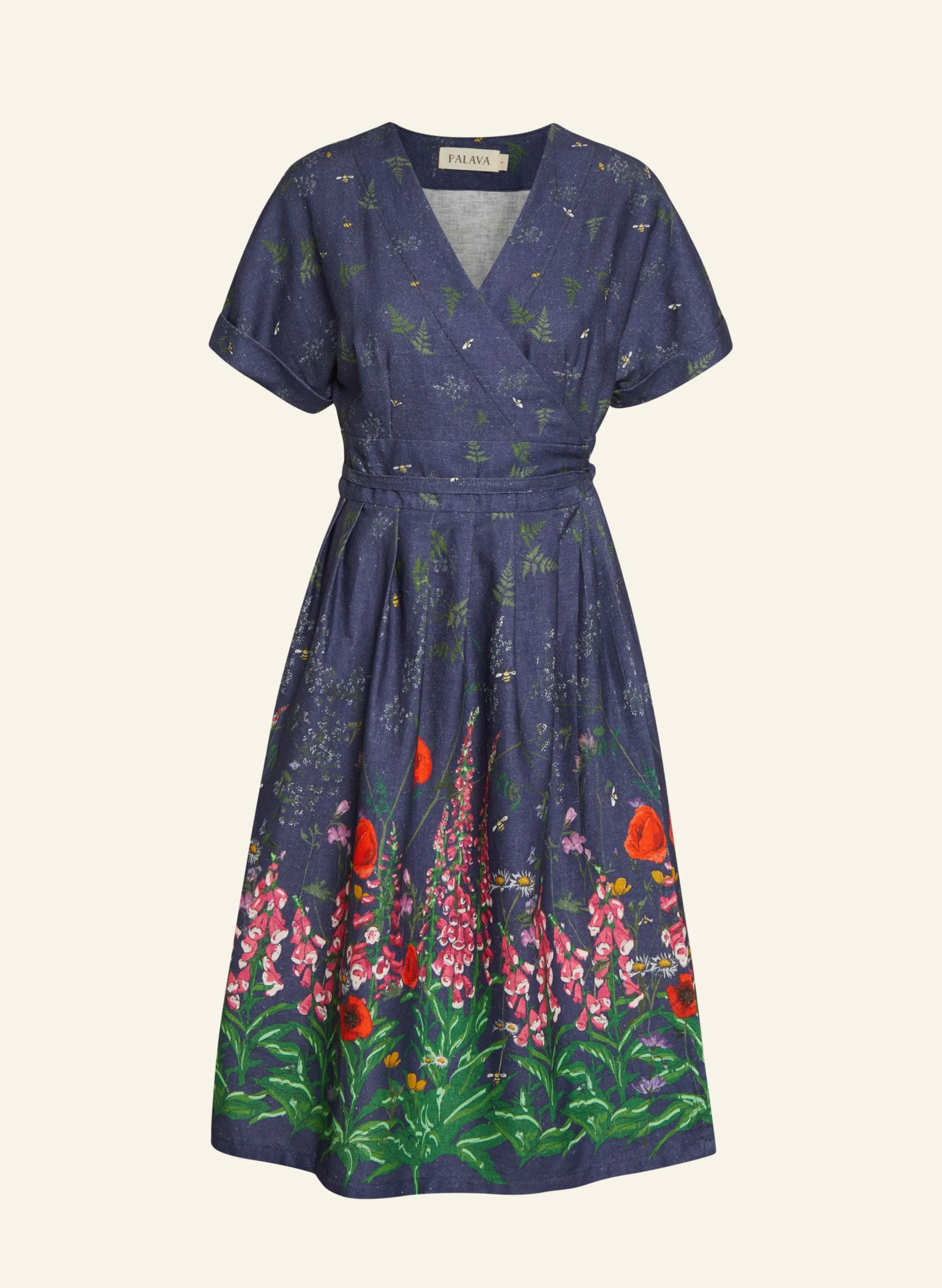 Palava Esme - Indigo Wildflower Dress Outlet