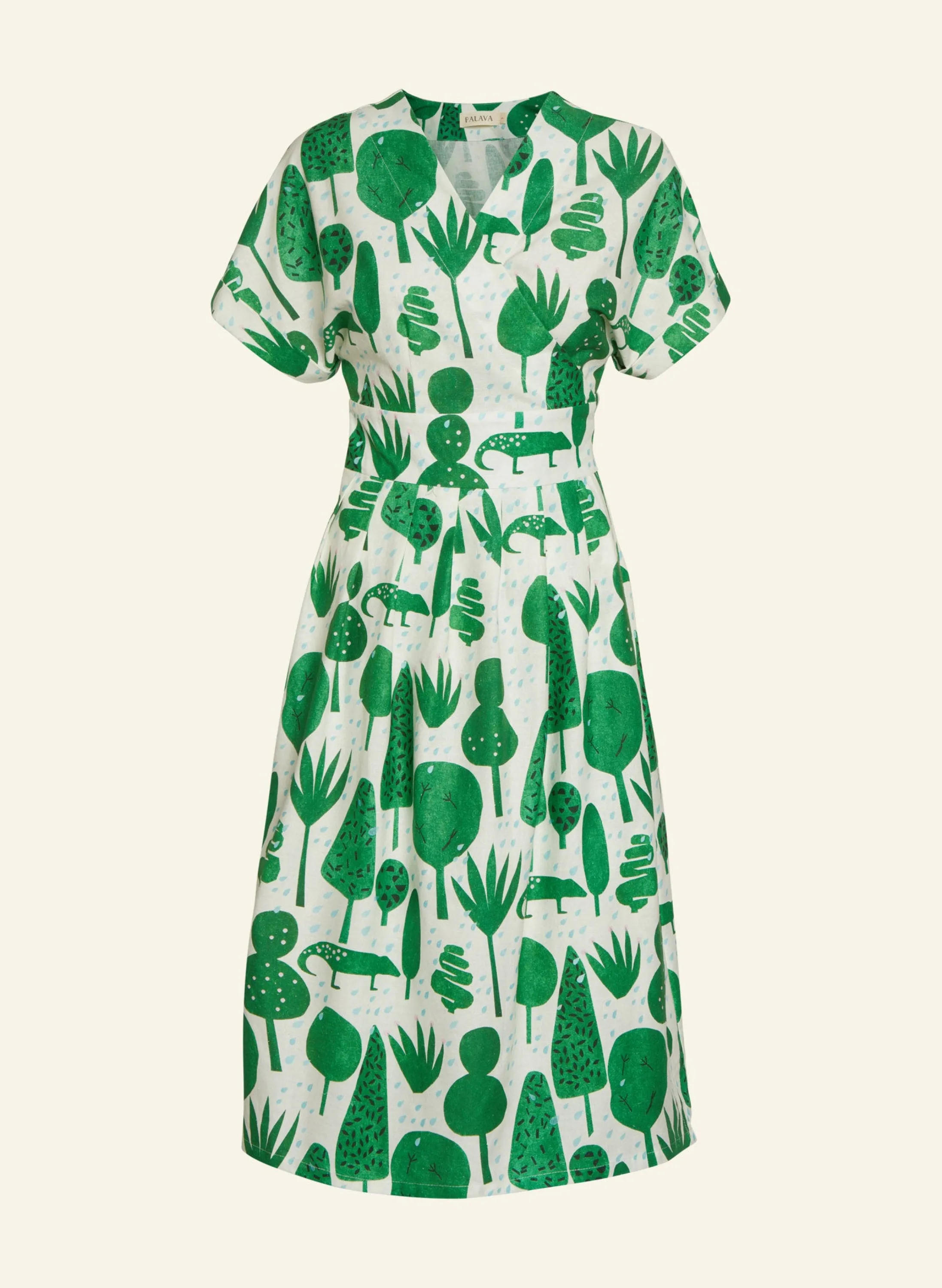 Palava Esme - Ivory Topiary Dress New