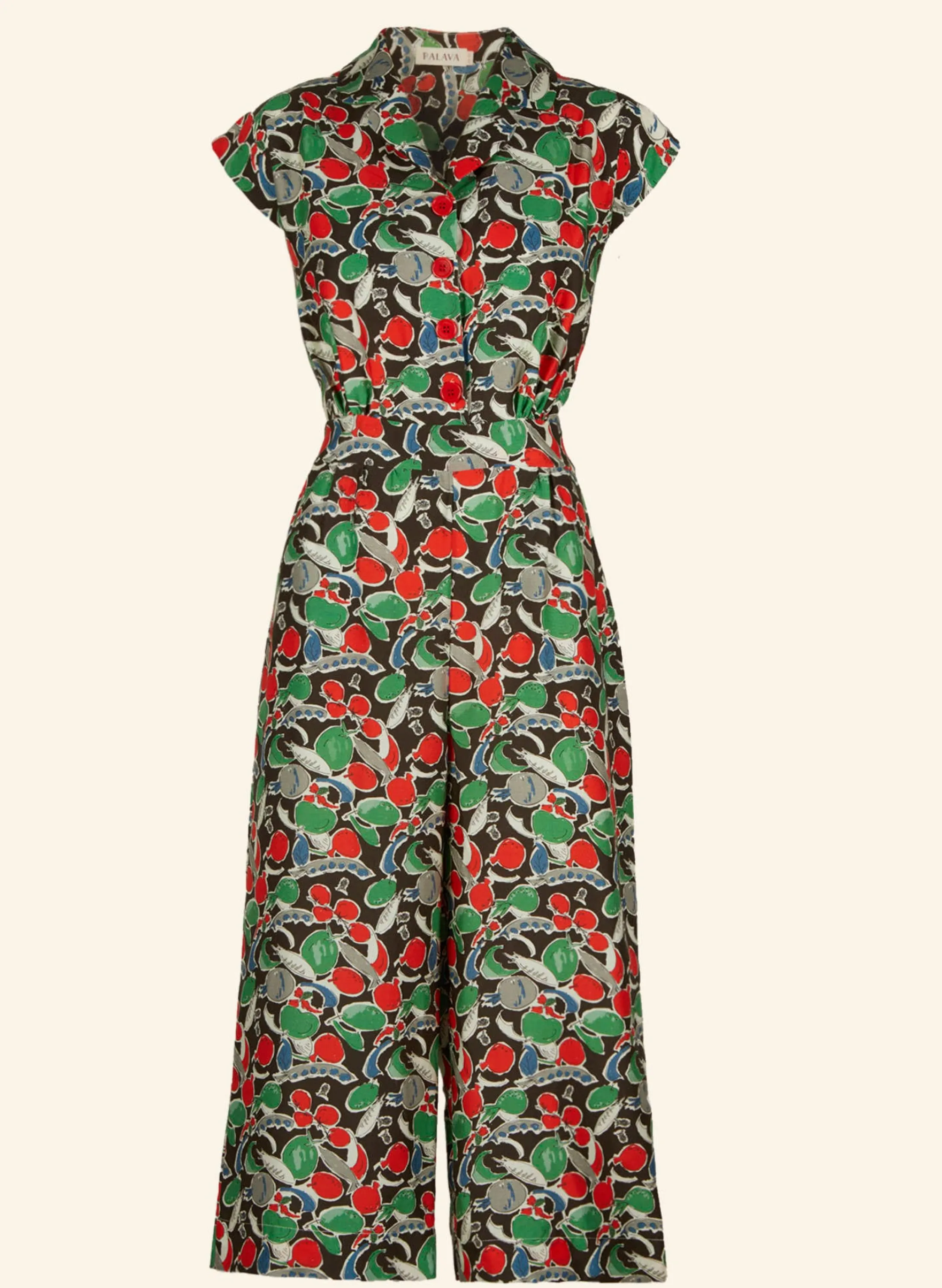 Palava Francesca - Black Grow Your Own Jumpsuit Sale
