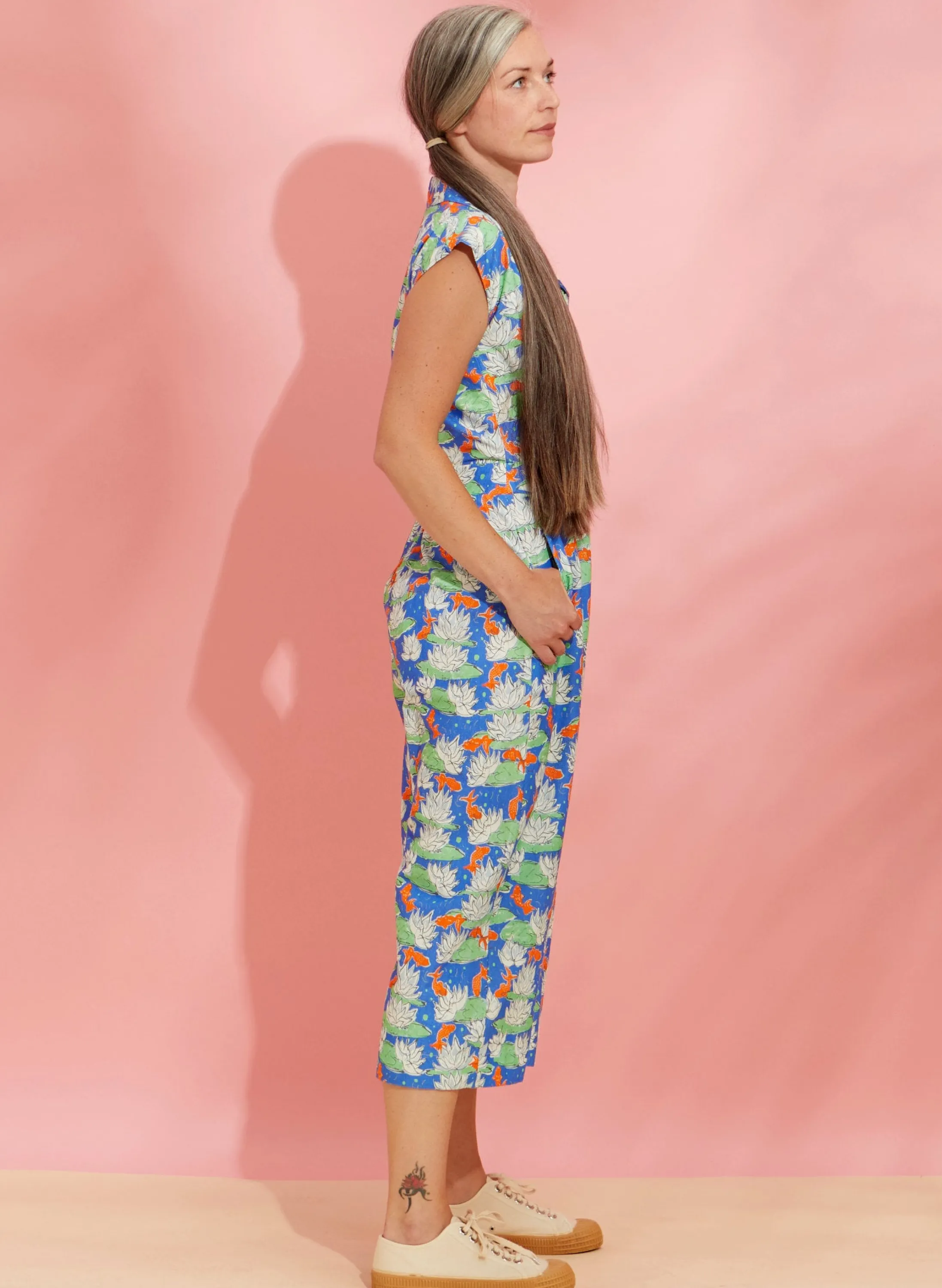Palava Francesca - Blue Goldfish Jumpsuit Clearance