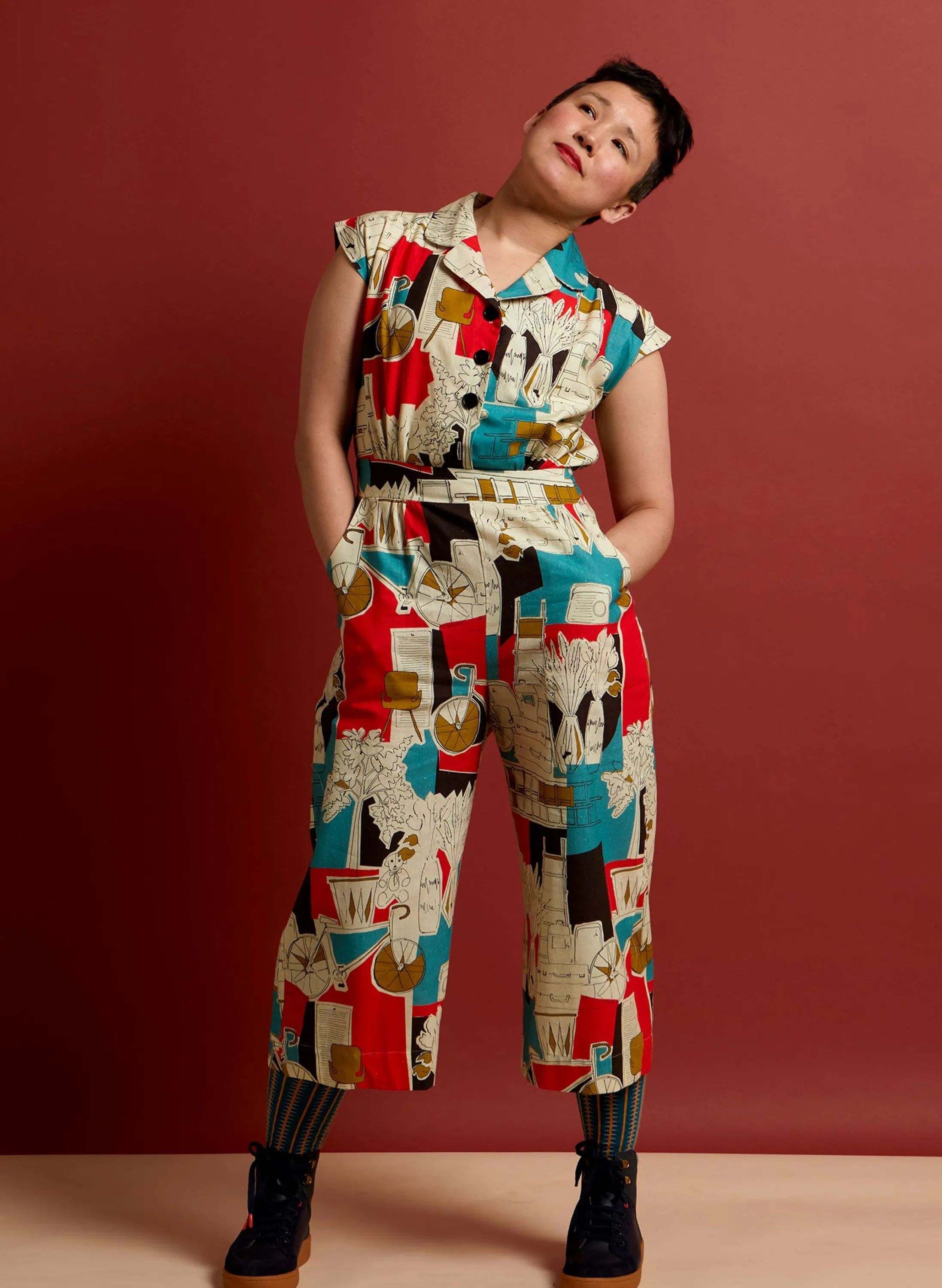 Palava Francesca - Bric-A-Brac Jumpsuit Online