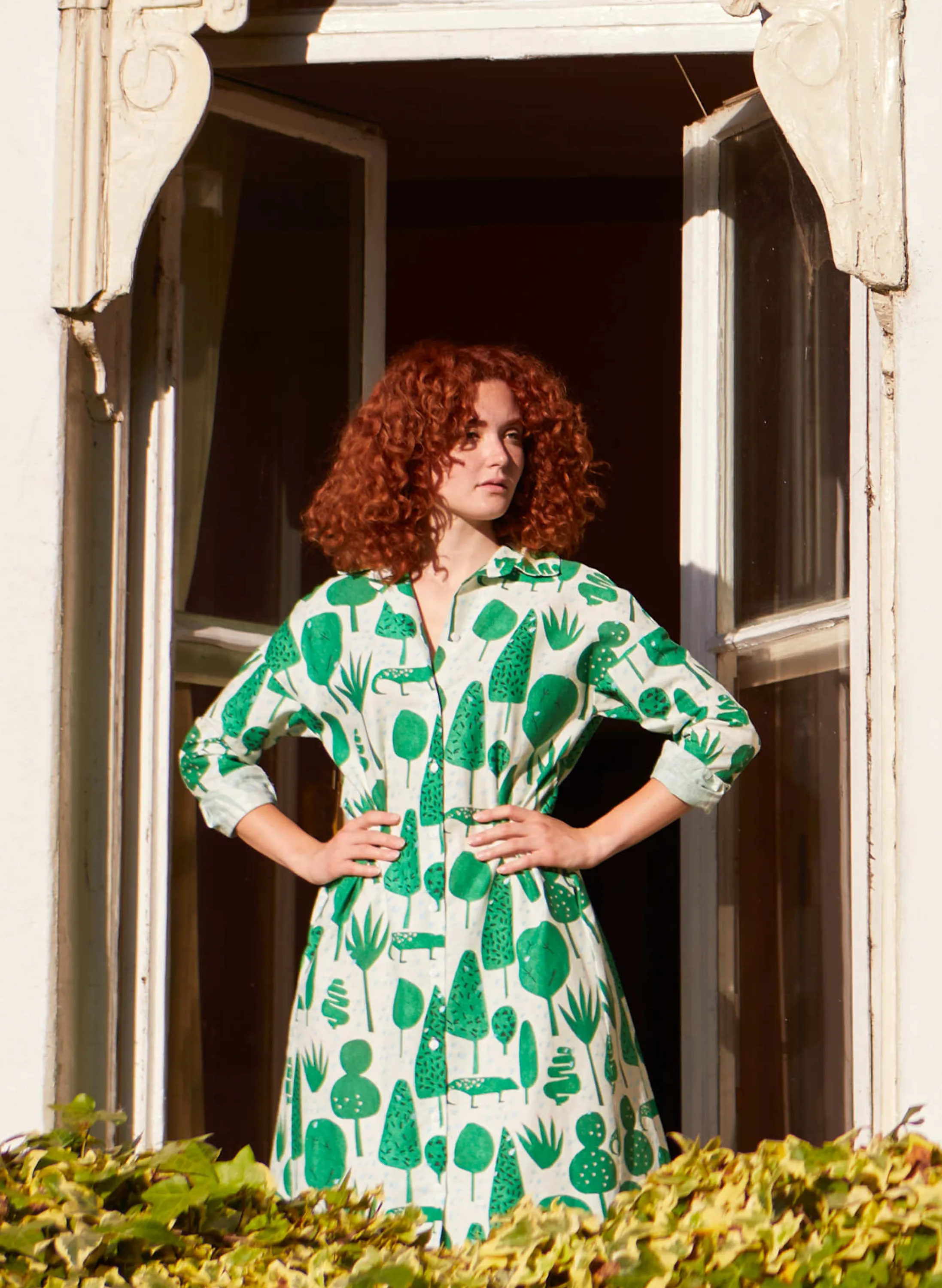 Palava Izzy - Ivory Topiary Dress Cheap
