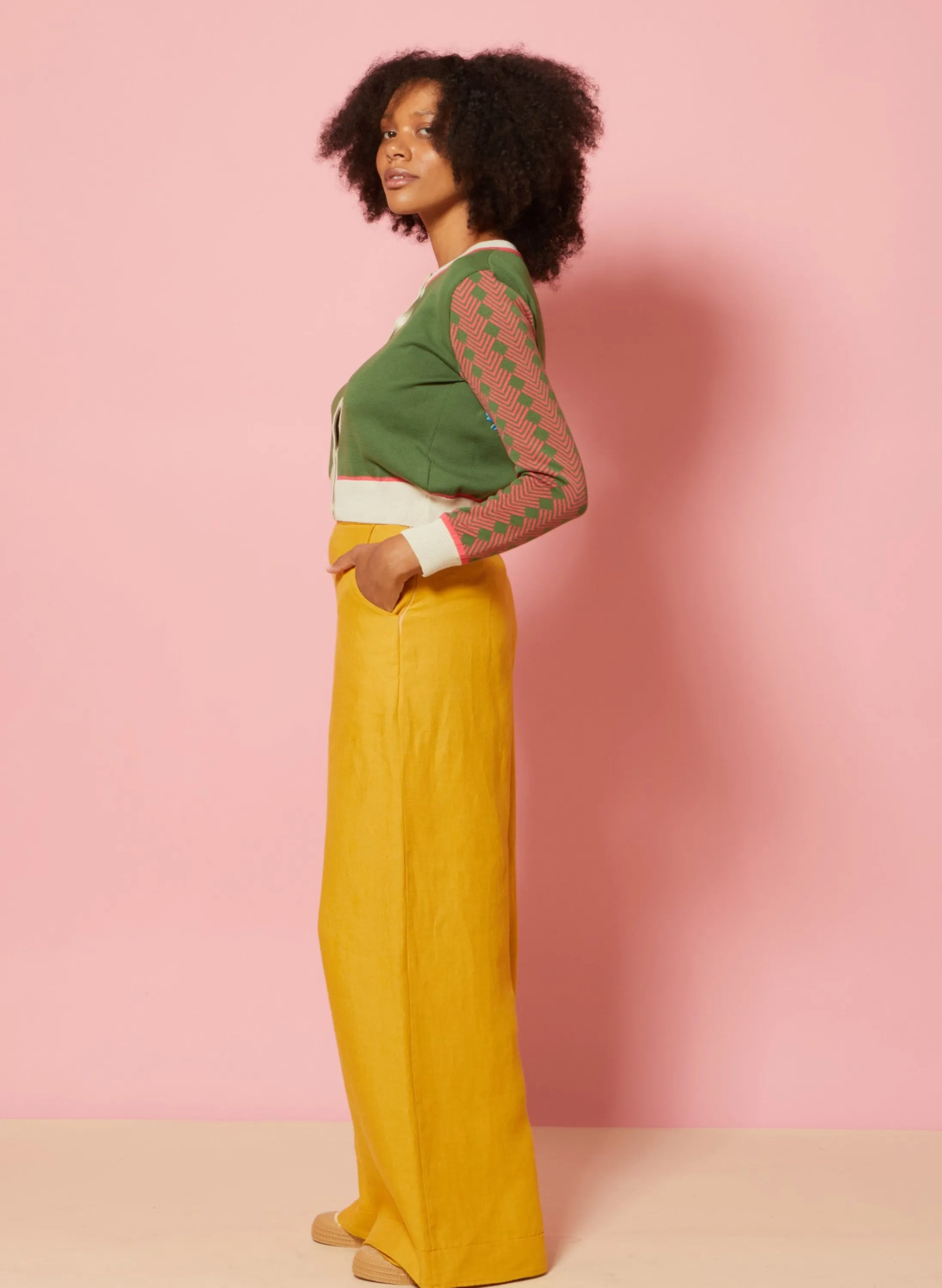 Palava Josephine - Mustard Linen Cheap