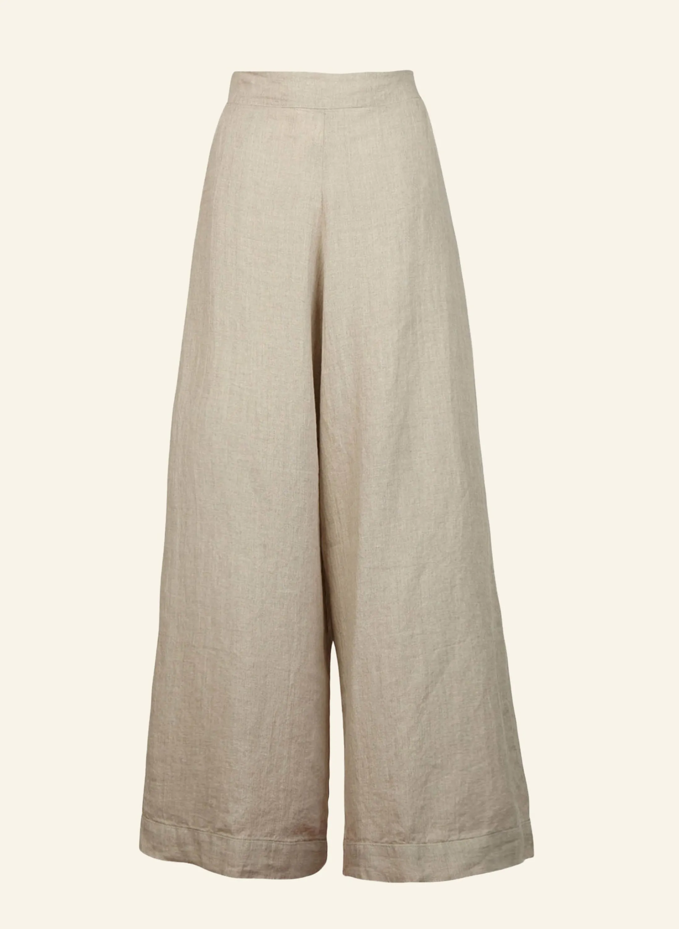 Palava Josephine - Natural Linen Trousers Discount