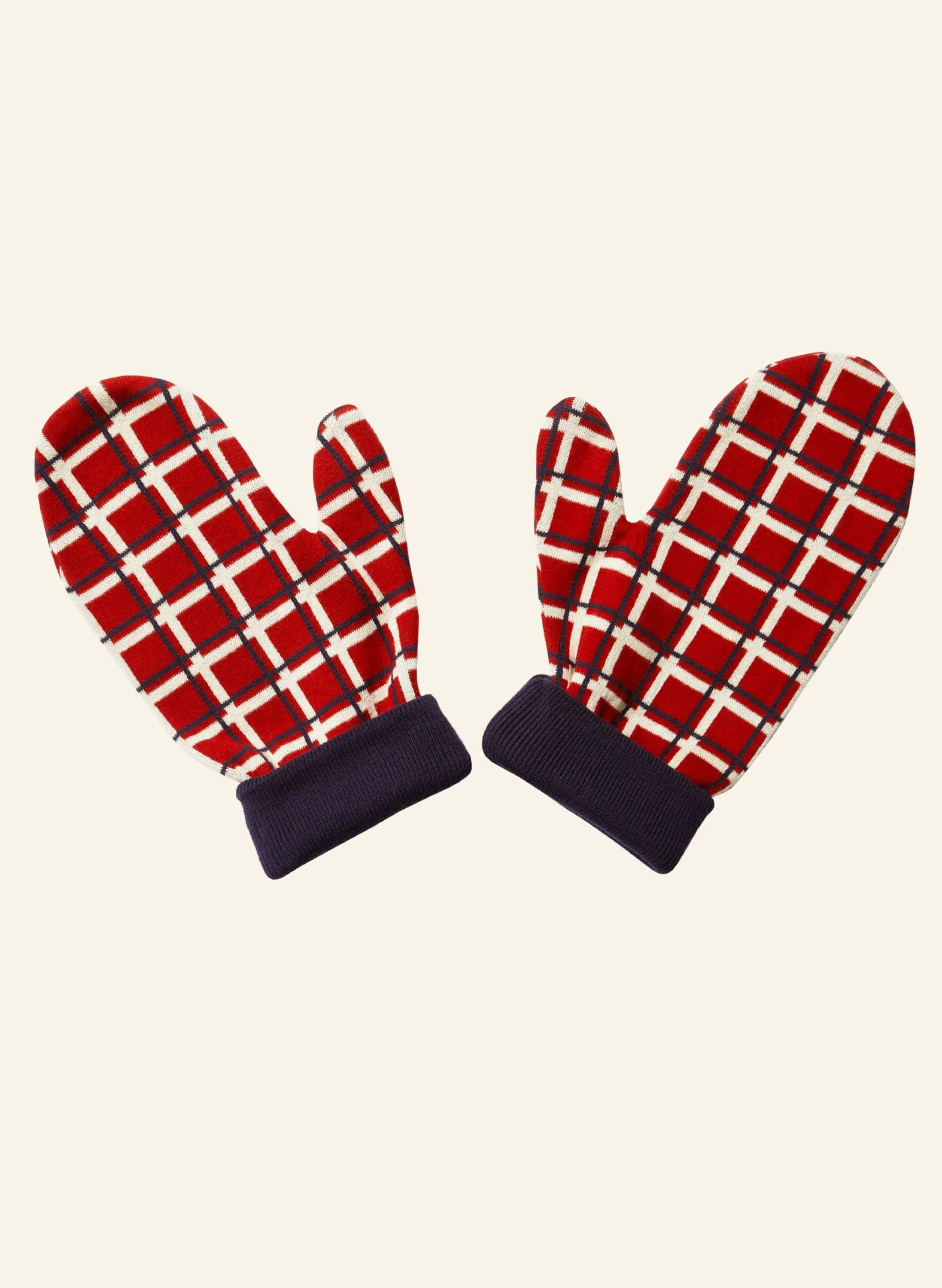 Palava Knitted Mittens - Red Tuck Shop Sale