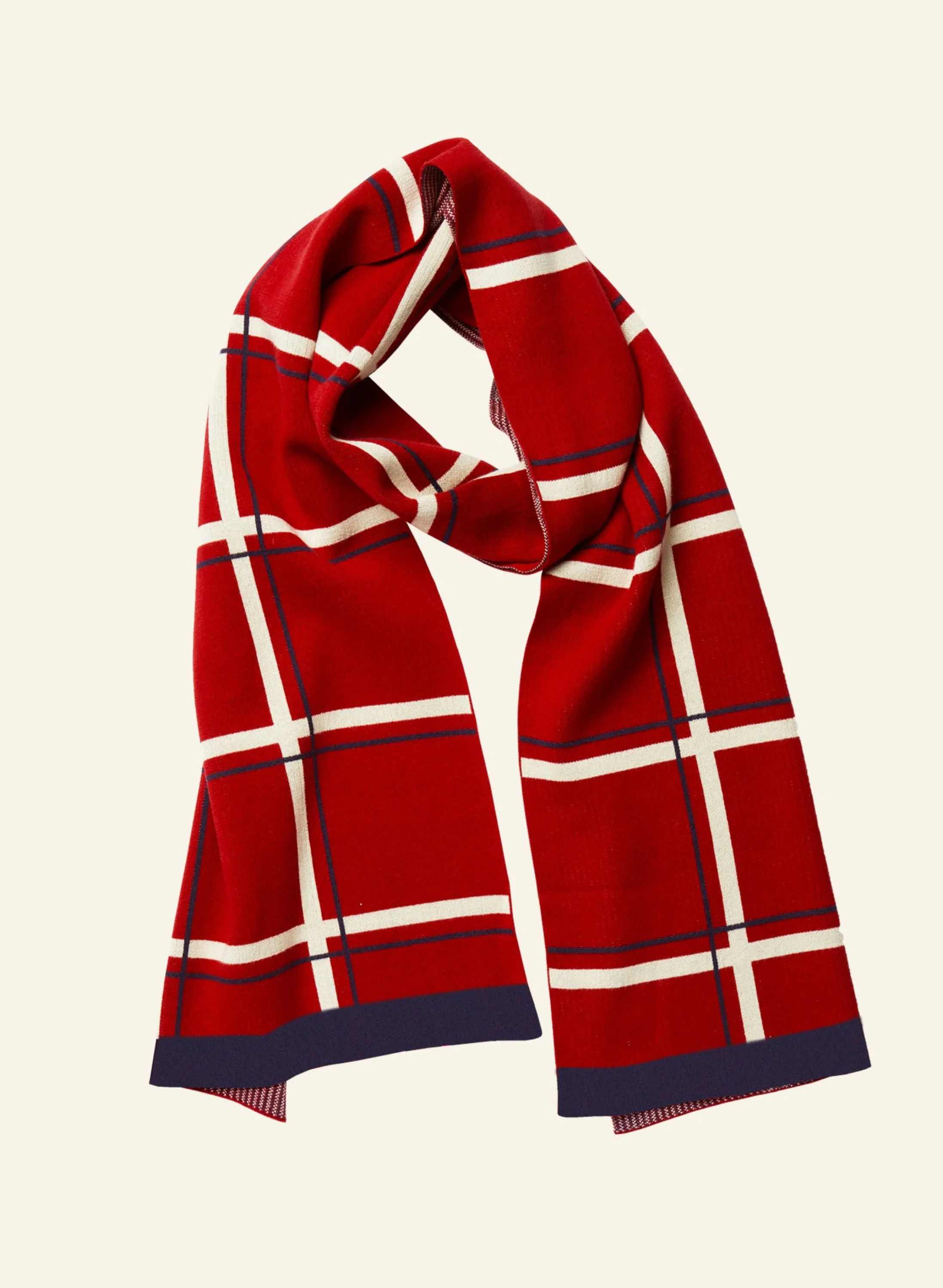 Palava Knitted Scarf - Red Tuck Shop Cheap