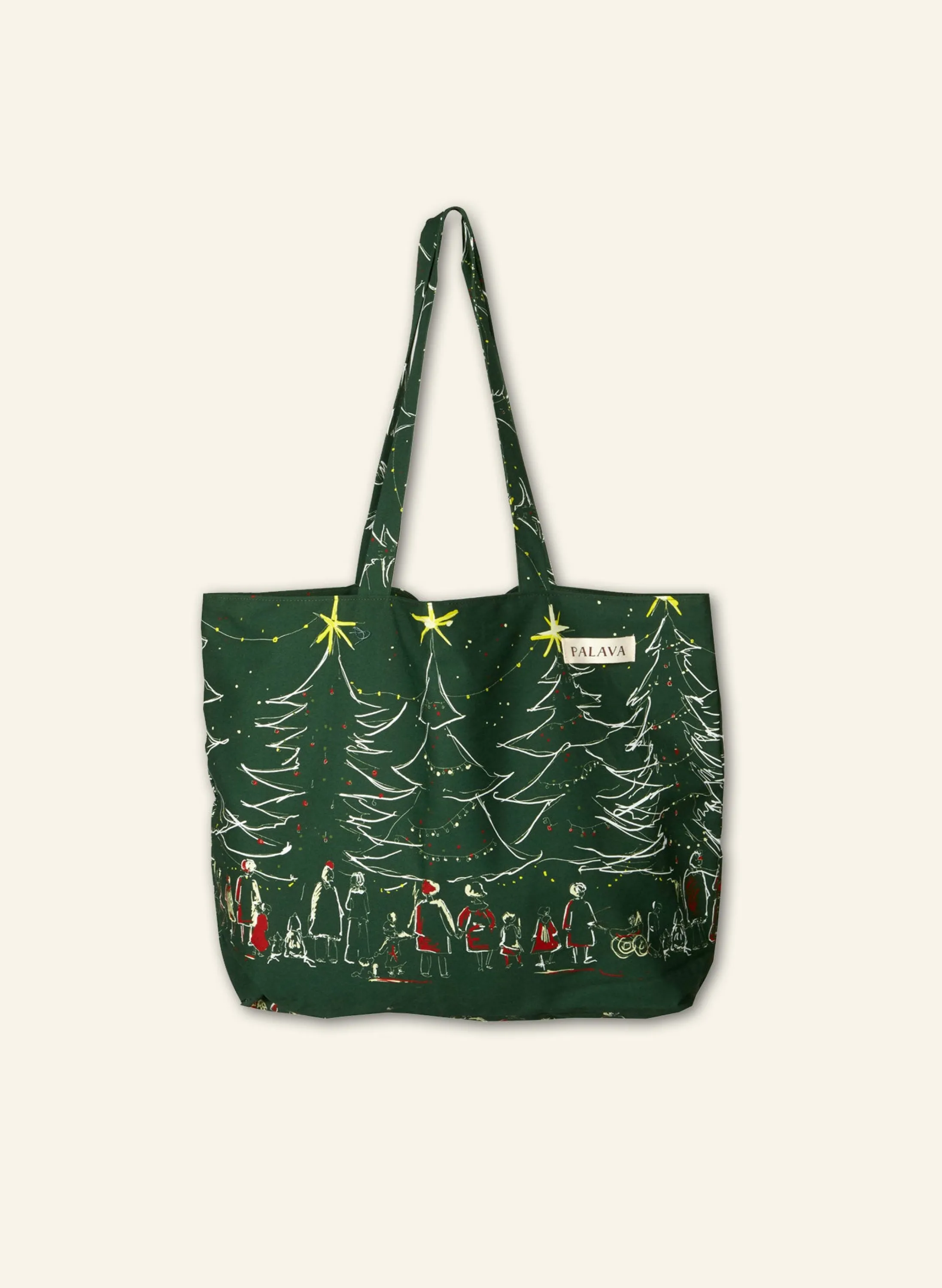 Palava Large Shopper - Green Christmas Store