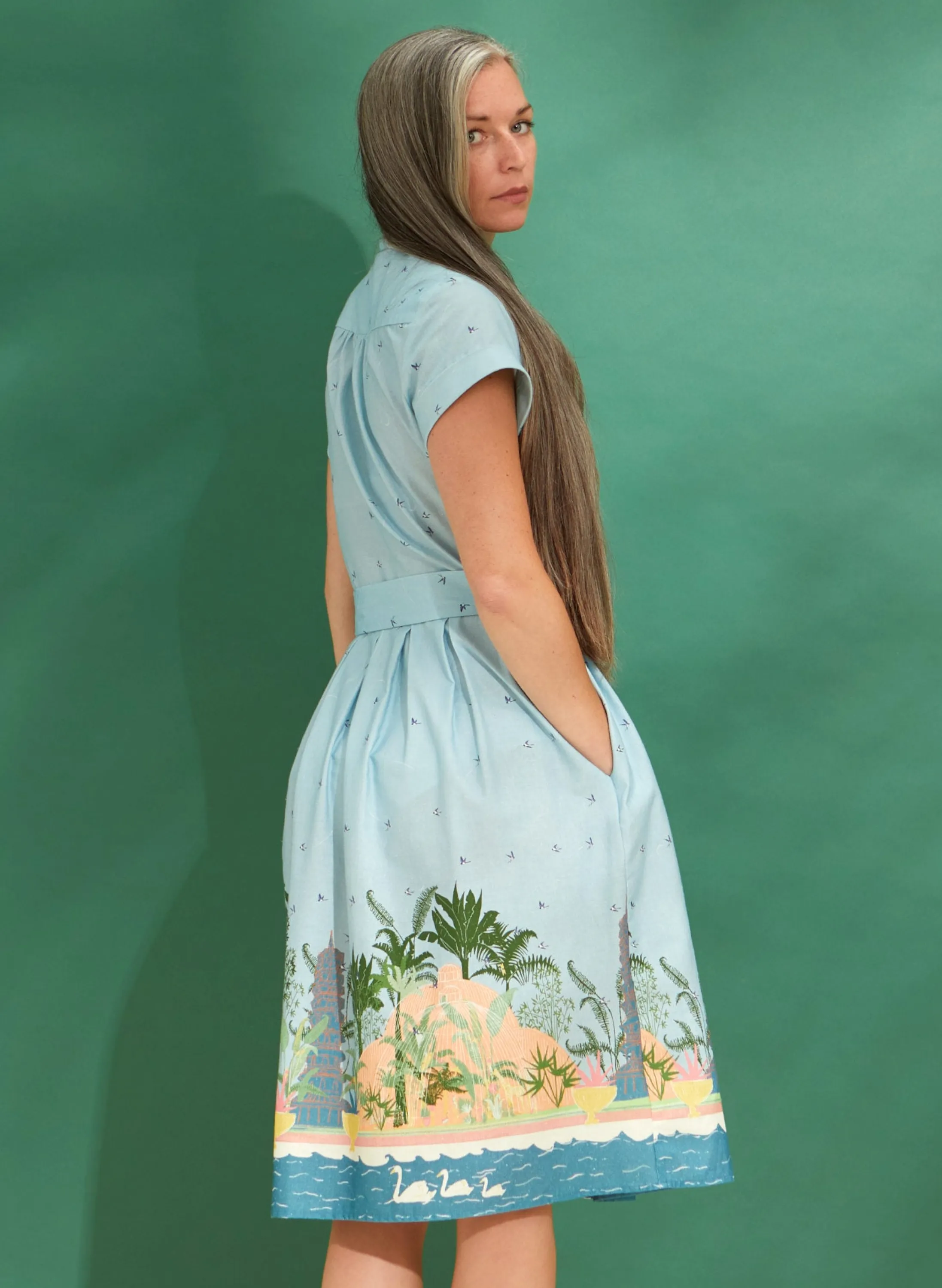 Palava Louise - Blue Kew Gardens Dress Best