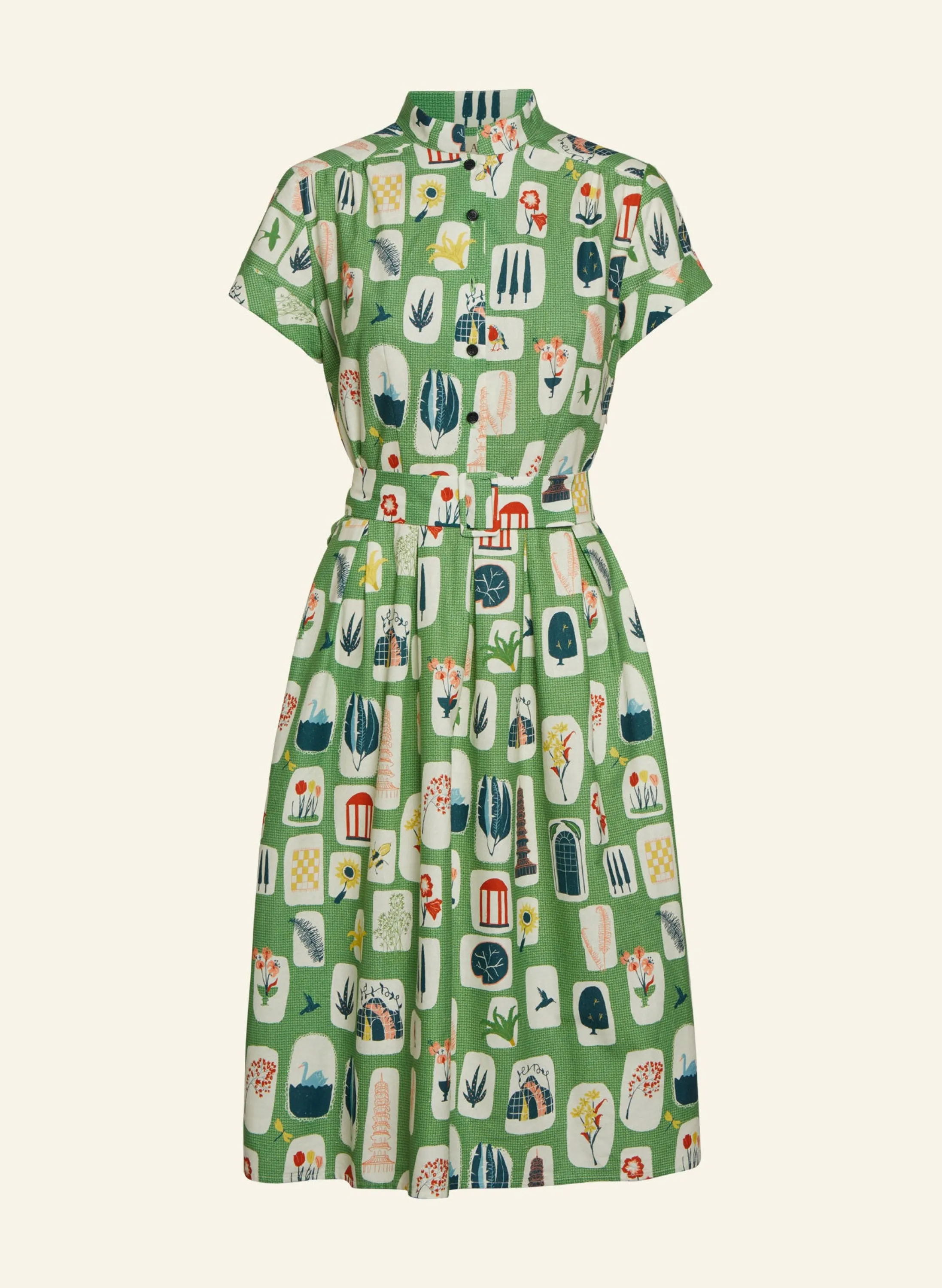 Palava Louise - Green Postcards Dress Best