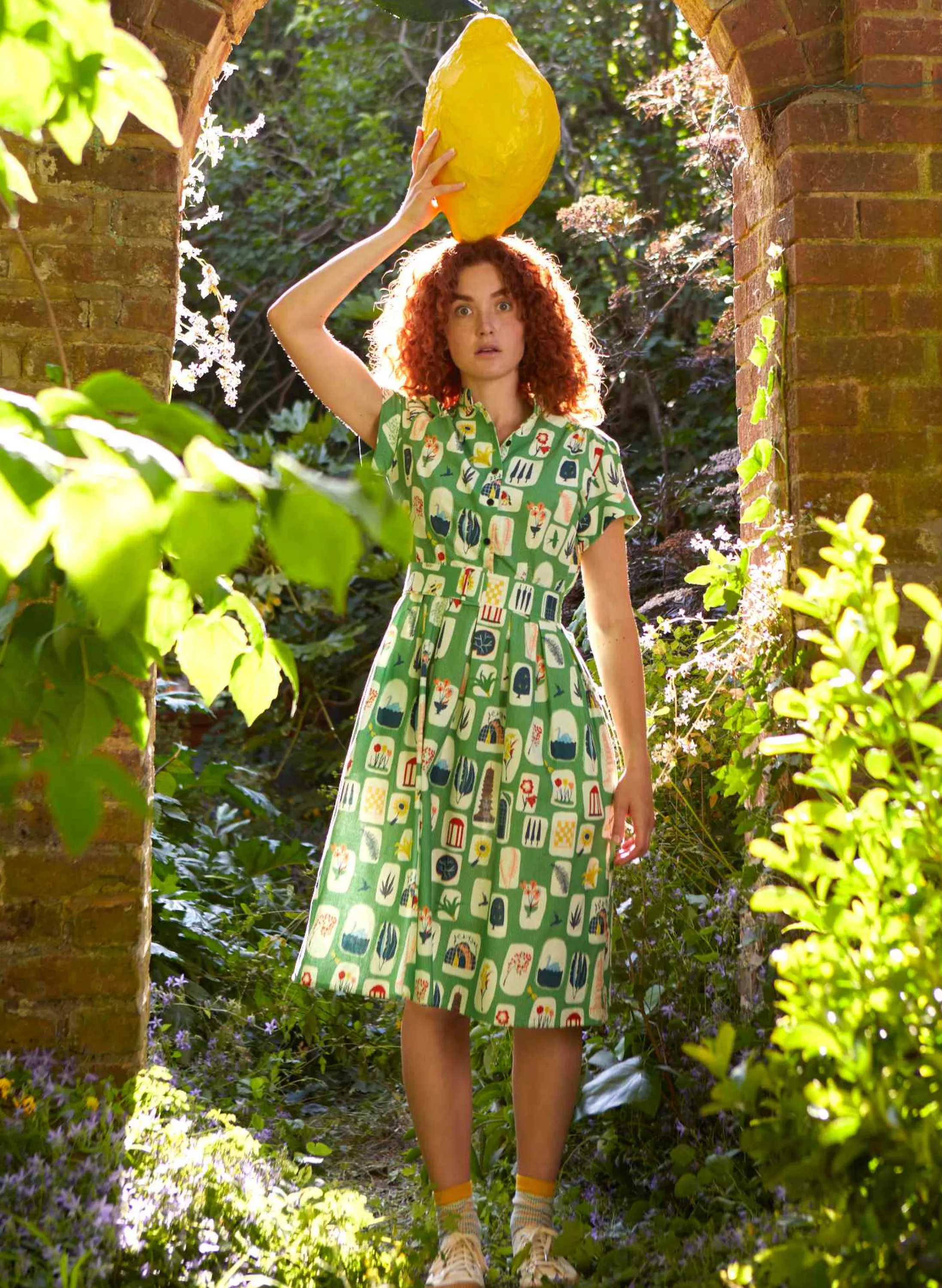 Palava Louise - Green Postcards Dress Best