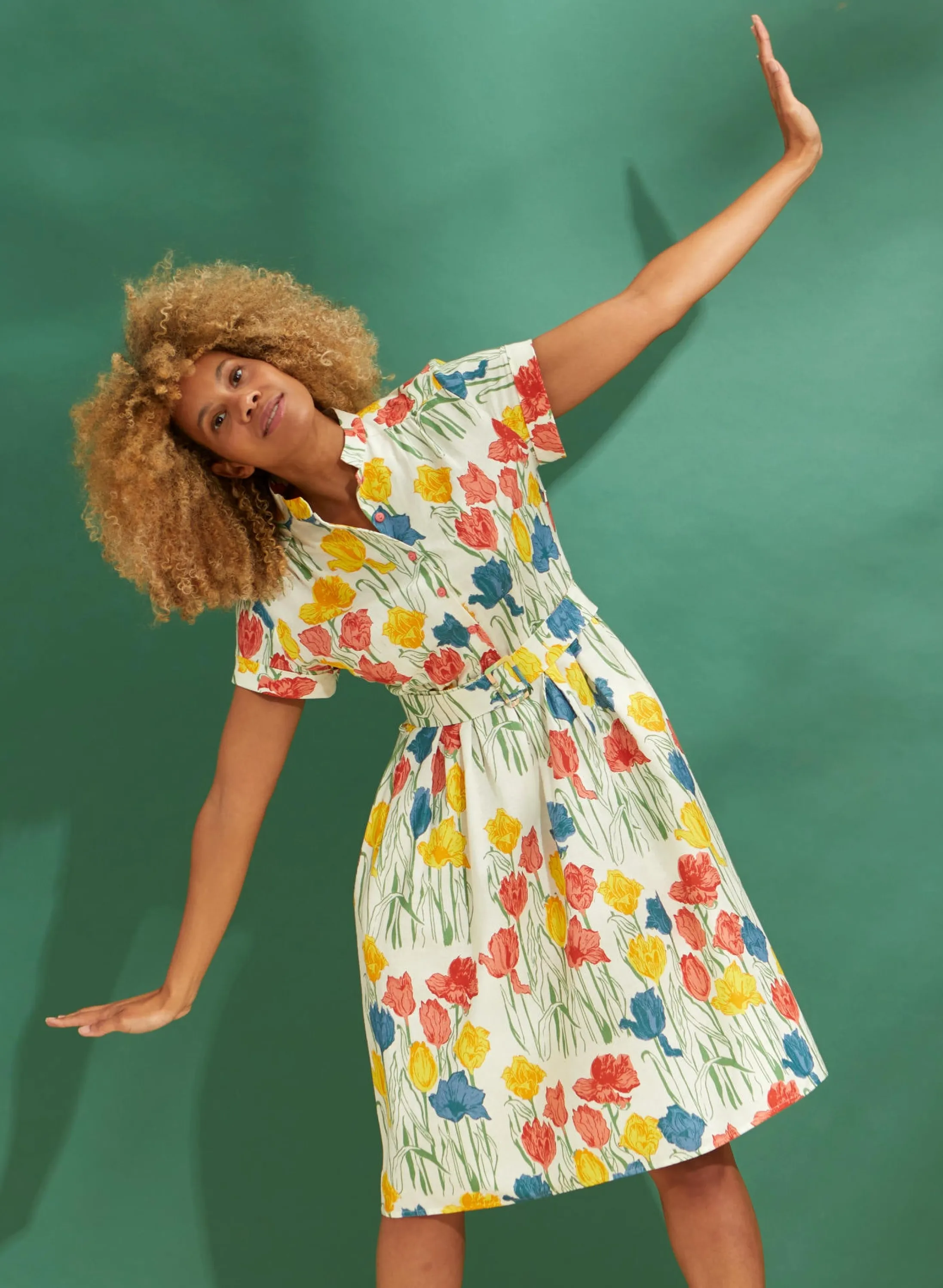 Palava Louise - Ivory Tulips Dress Best