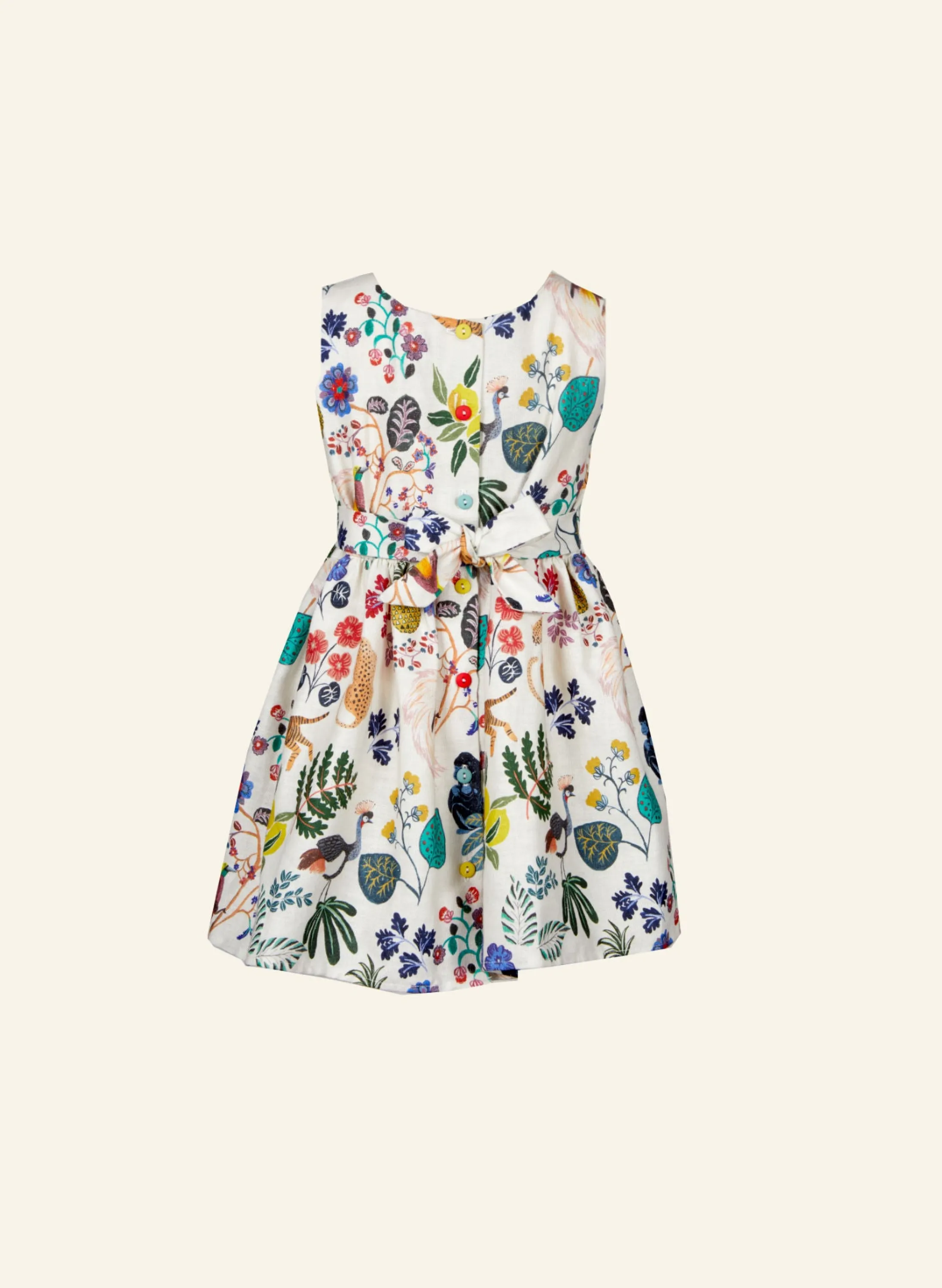 Palava Martha - Paradise Garden Dress | Cotton - Linen Blend New