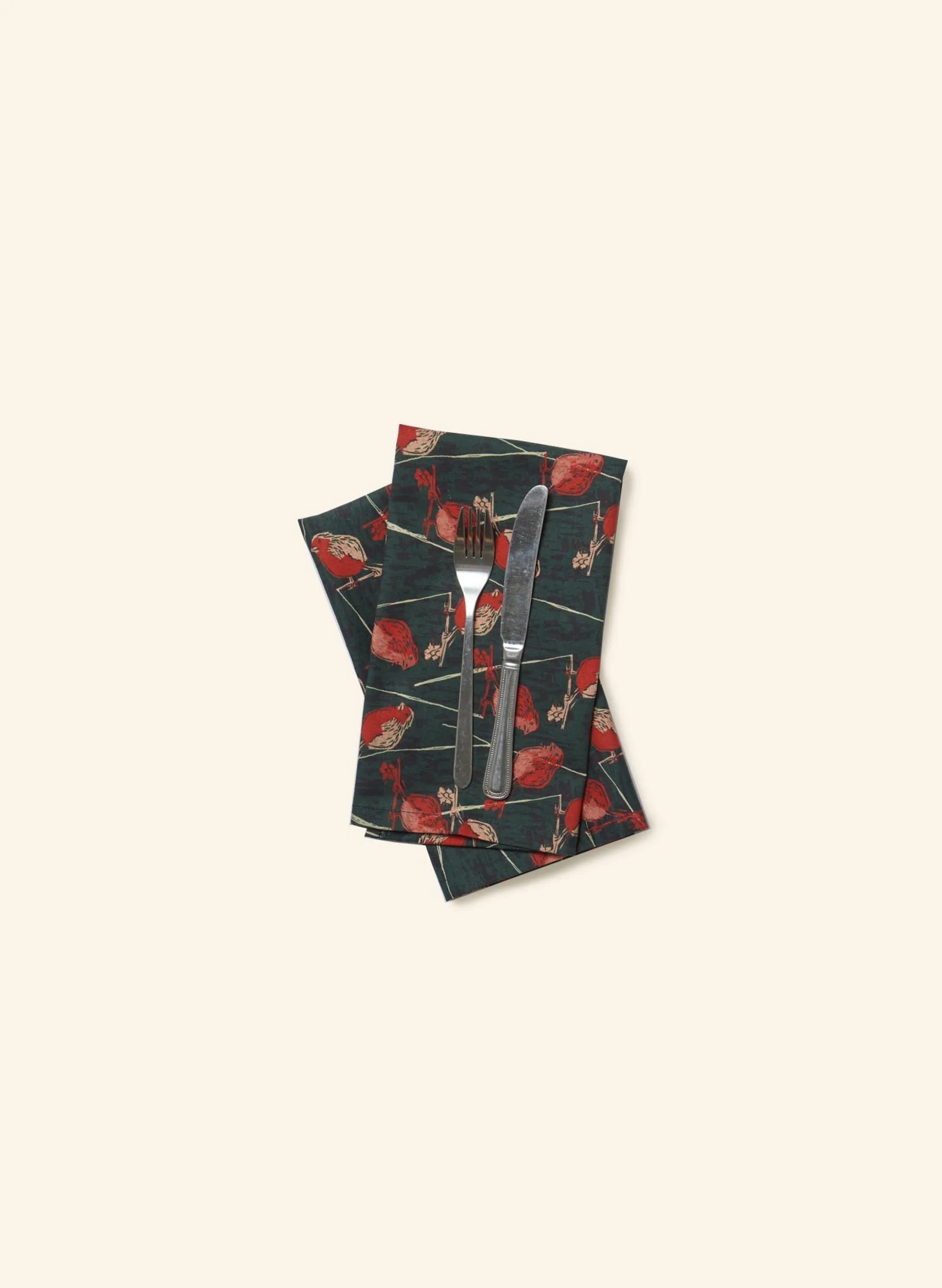 Palava Napkin Set - Forest Green Robin Best Sale