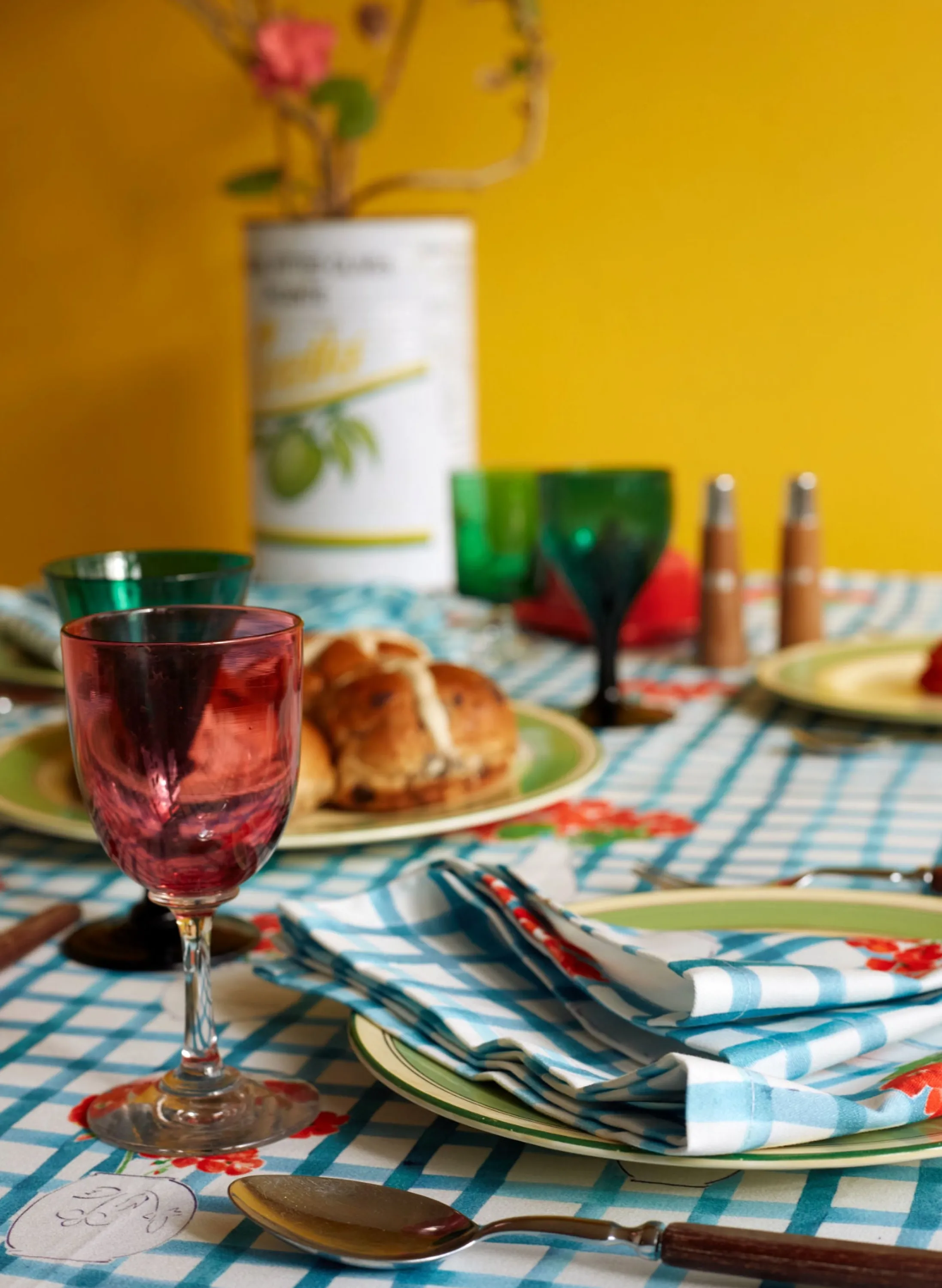 Palava Napkin Set - Geraniums Cheap