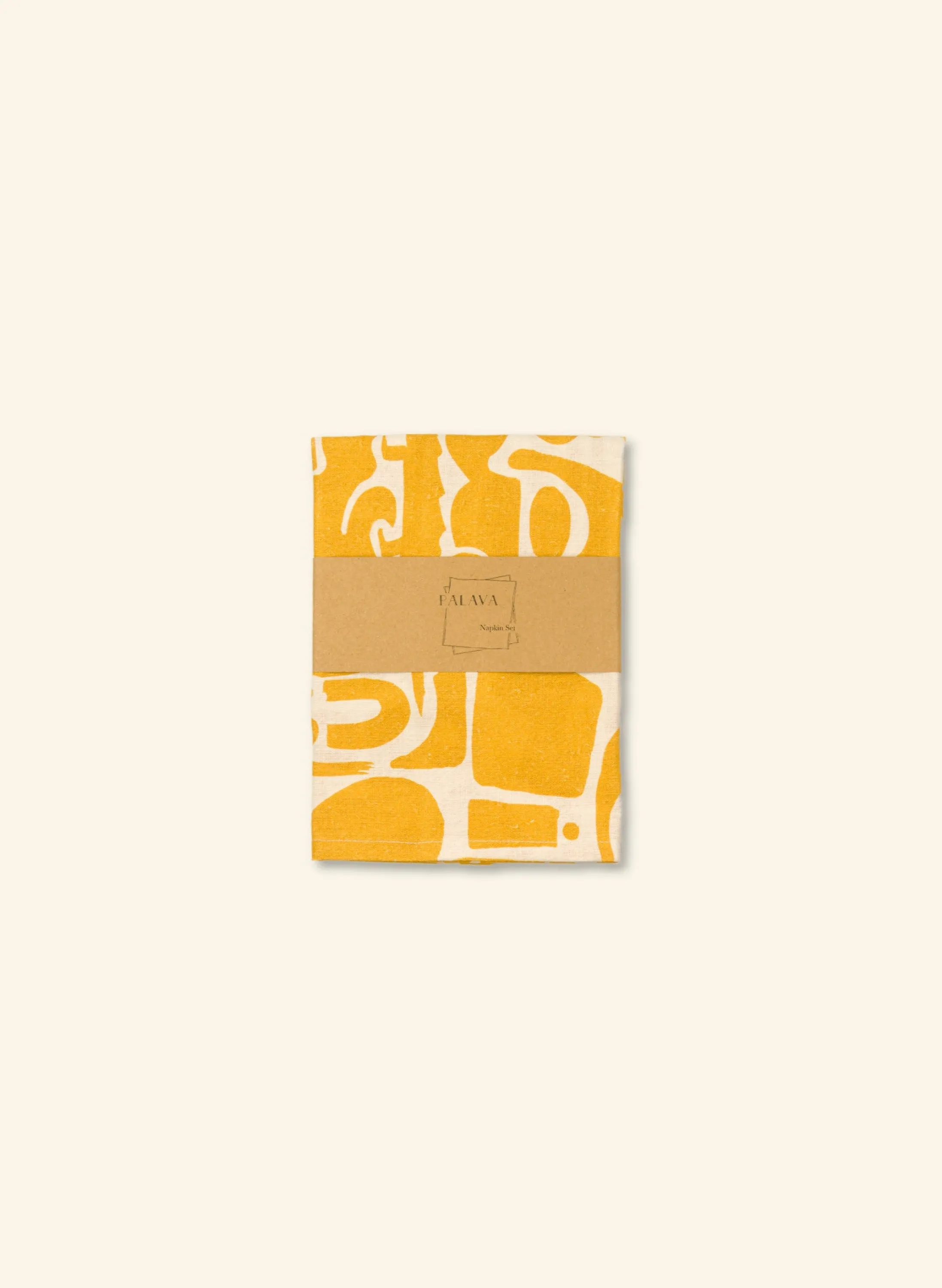 Palava Napkin Set - Yellow Cave Outlet