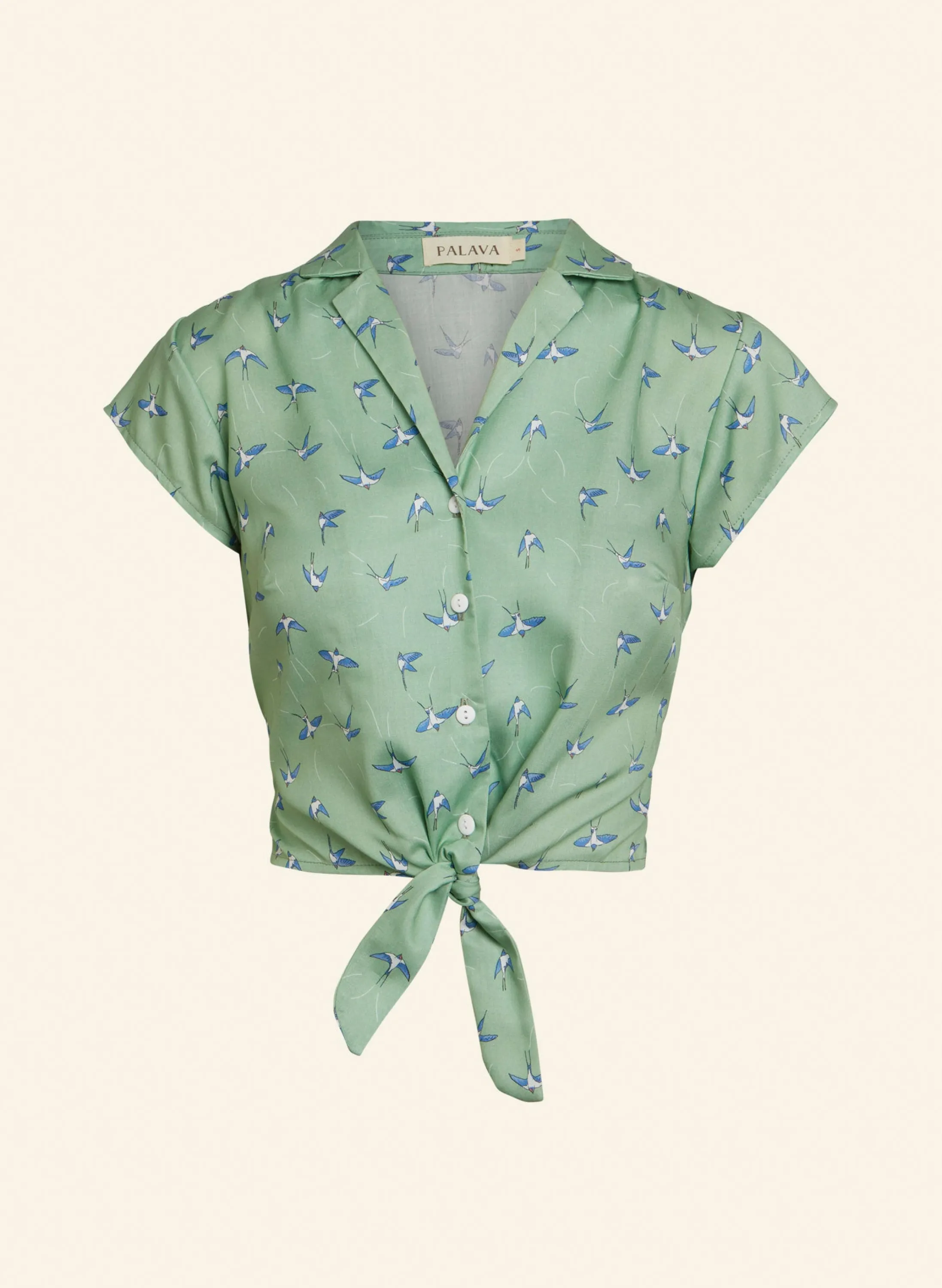 Palava Peggy - Green Swallows Top Outlet
