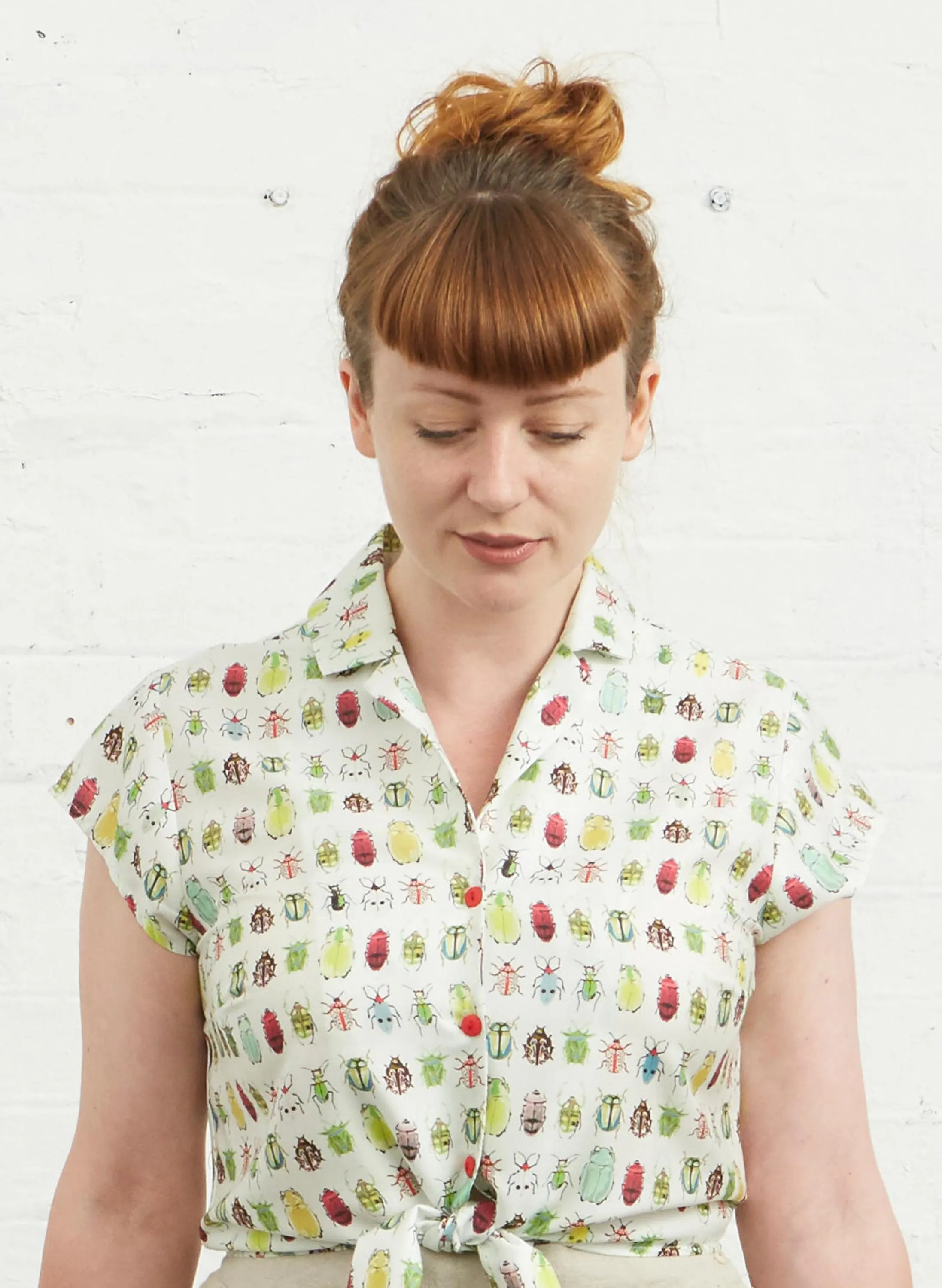 Palava Peggy - Ivory Bugs Top Fashion