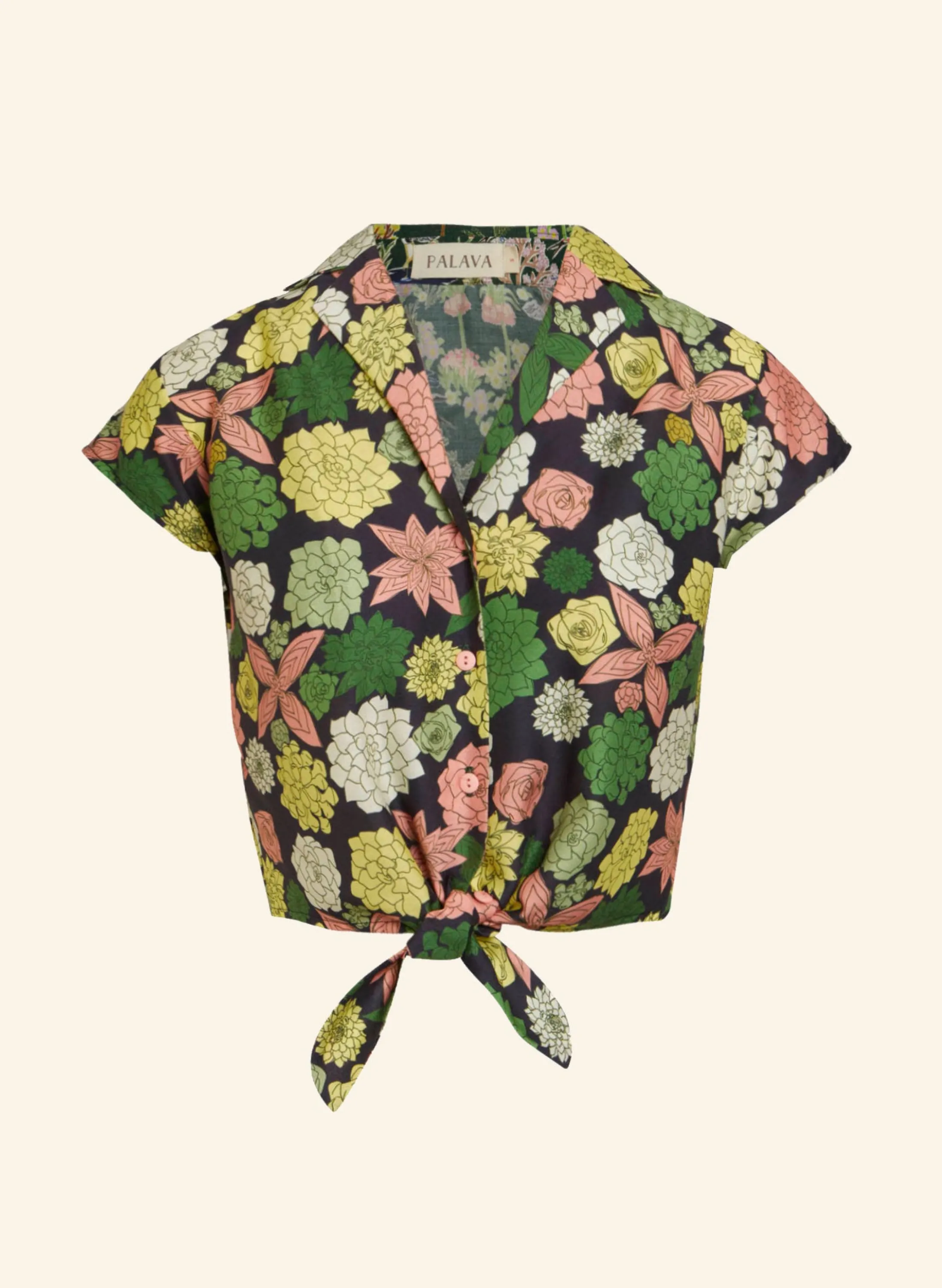 Palava Peggy - Navy Cacti Top Best