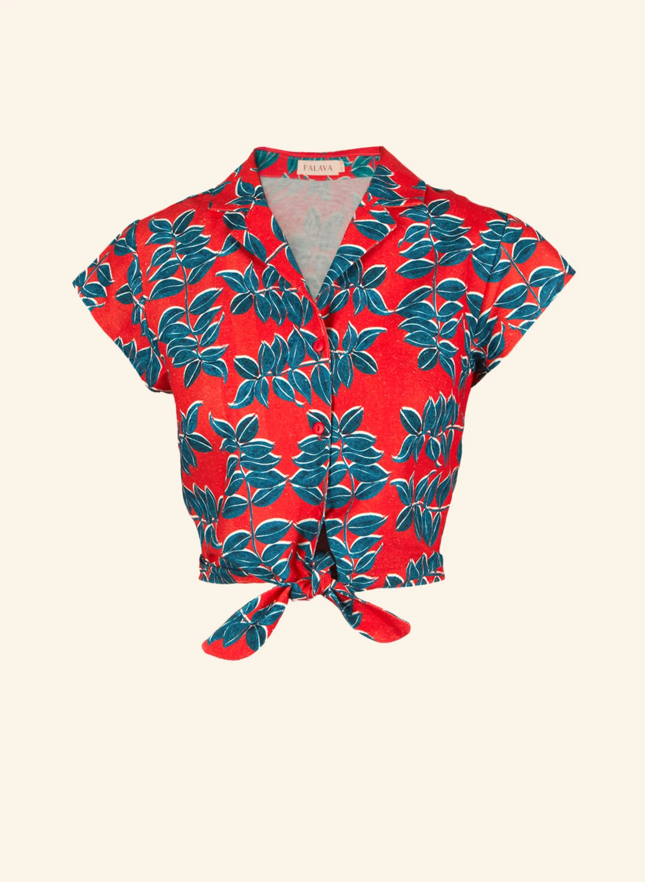 Palava Peggy - Red Zebrina Top Best
