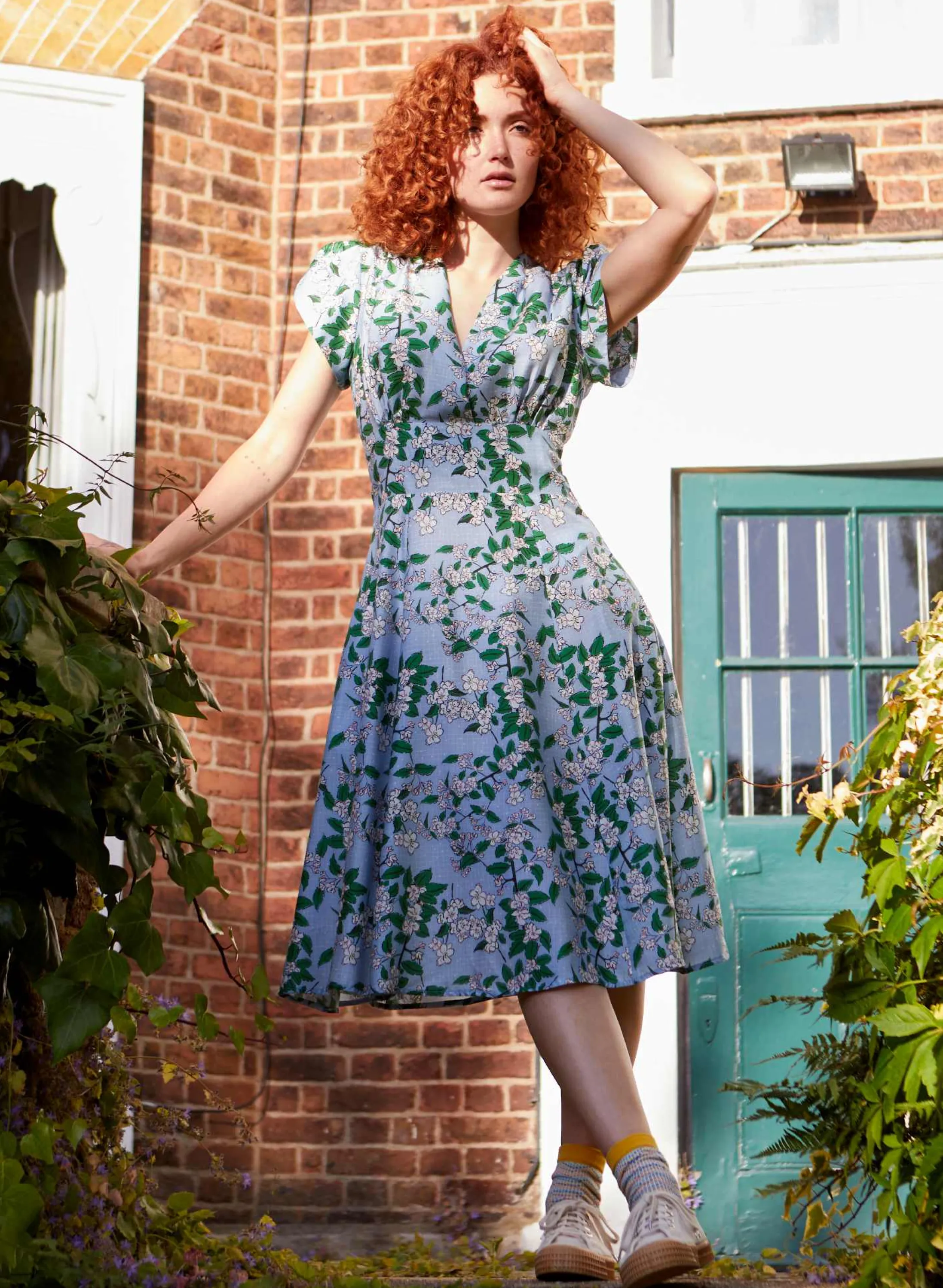 Palava Rita - Blue Apple Blossom Dress Sale