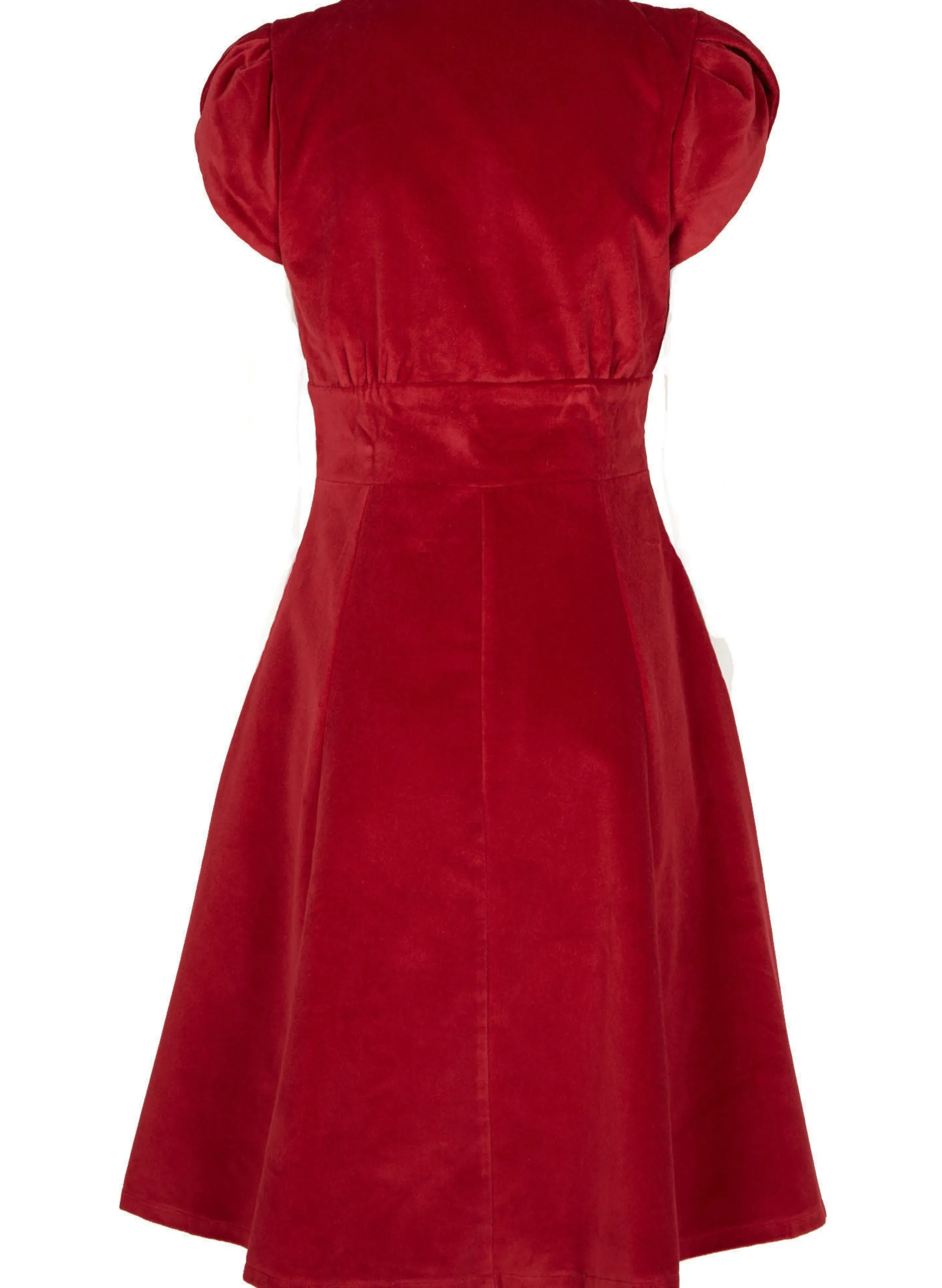 Palava Rita - Claret Velvet Dress Clearance