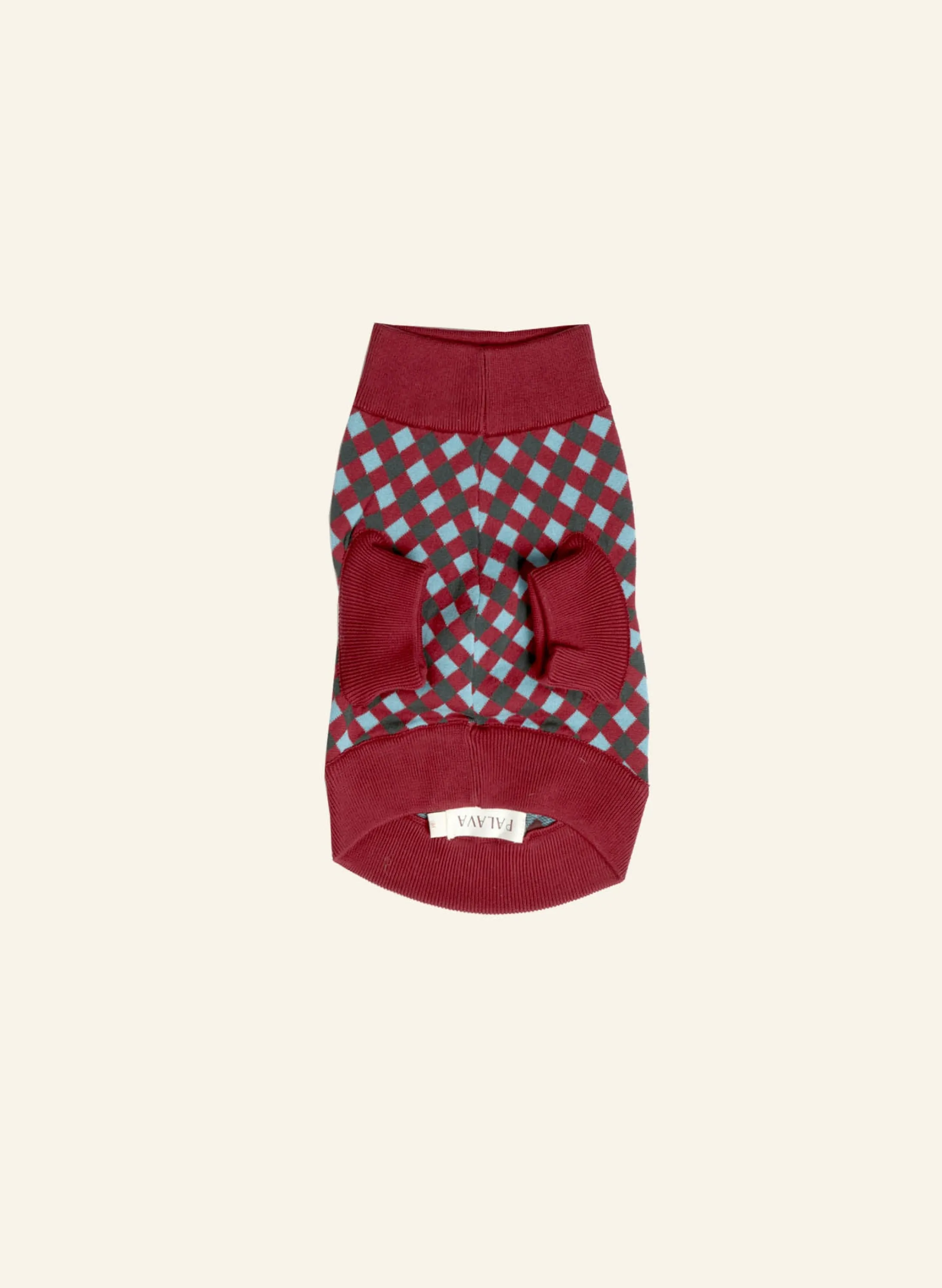 Palava Rodney Dog Jumper - Burgundy Flash Sale