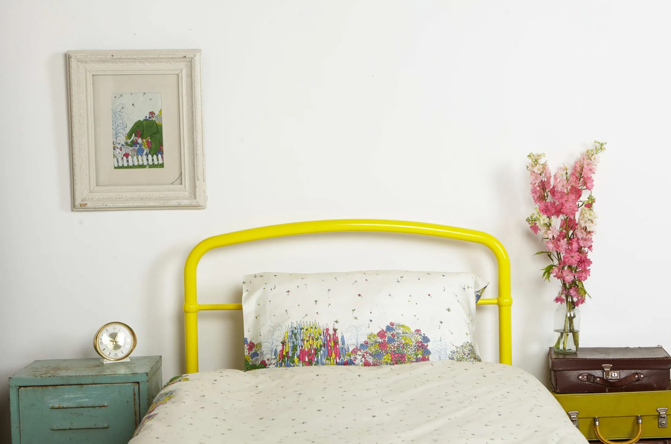 Palava Single Duvet Cover - Cream Flower Garden/Chelsea Flower Show Shop