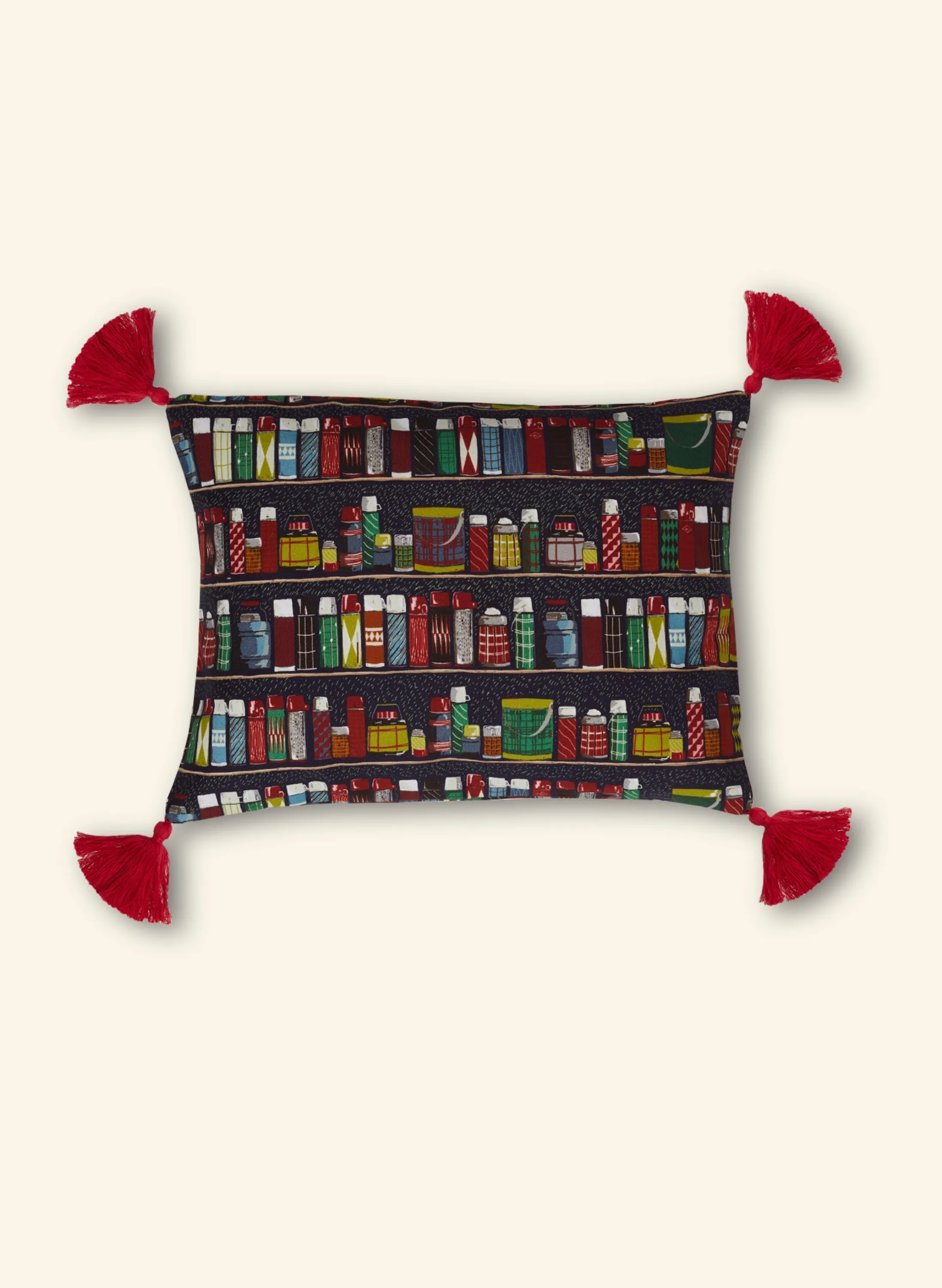 Palava Small Cushion Cover - Navy Thermos Flasks Discount