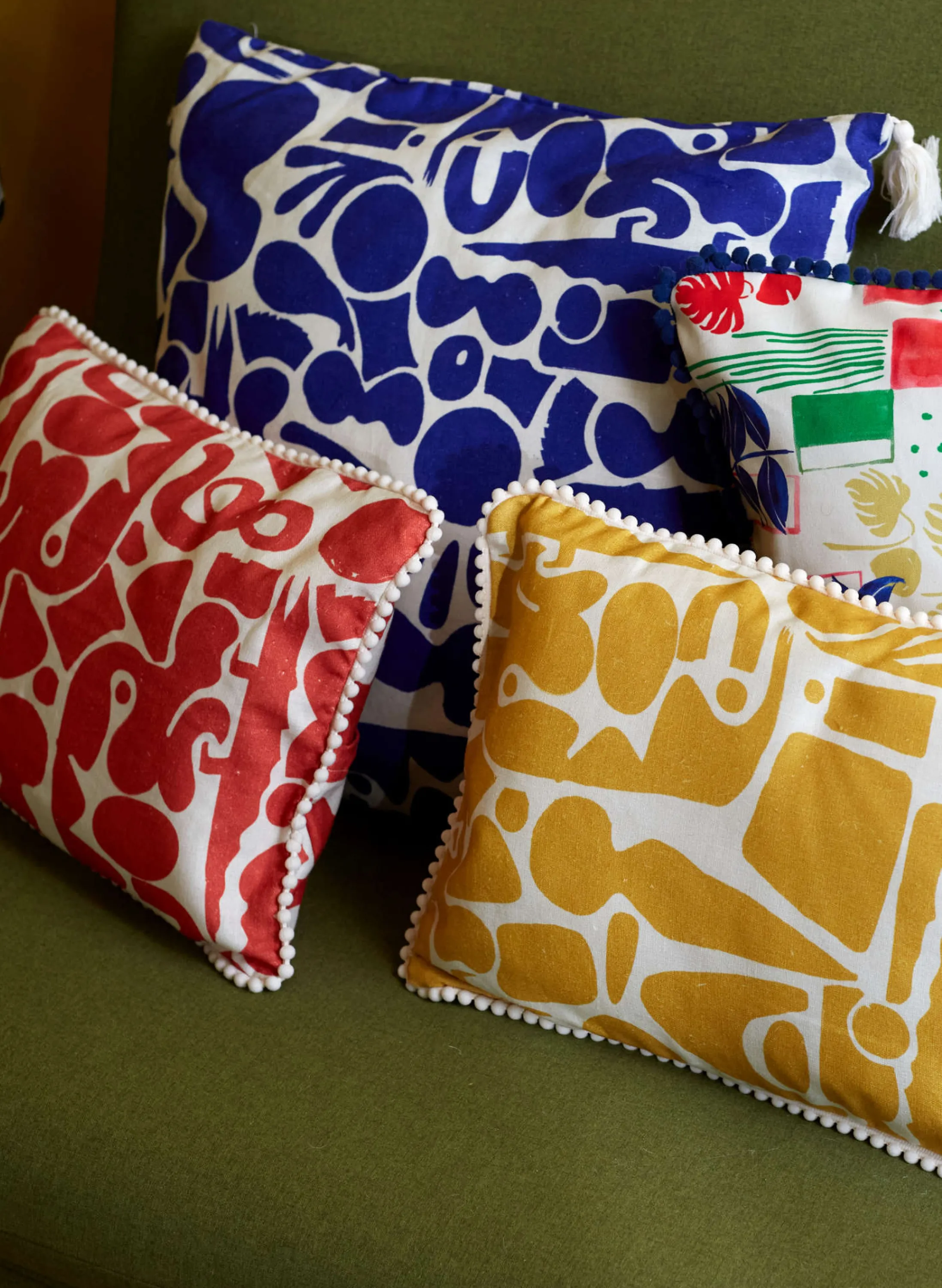 Palava Small Cushion Cover - Yellow Cave Flash Sale