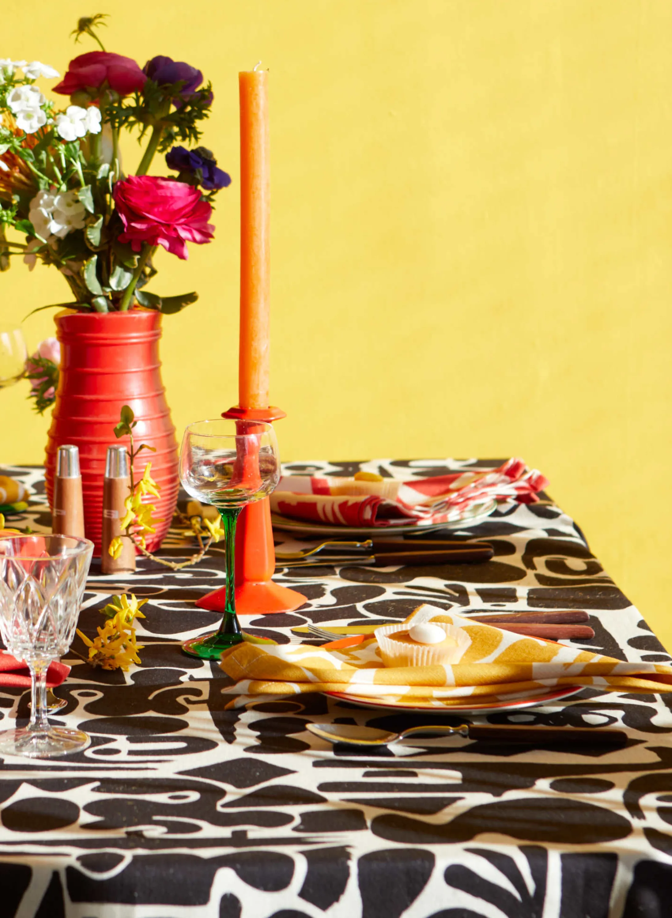 Palava Table Cloth - Black Cave New
