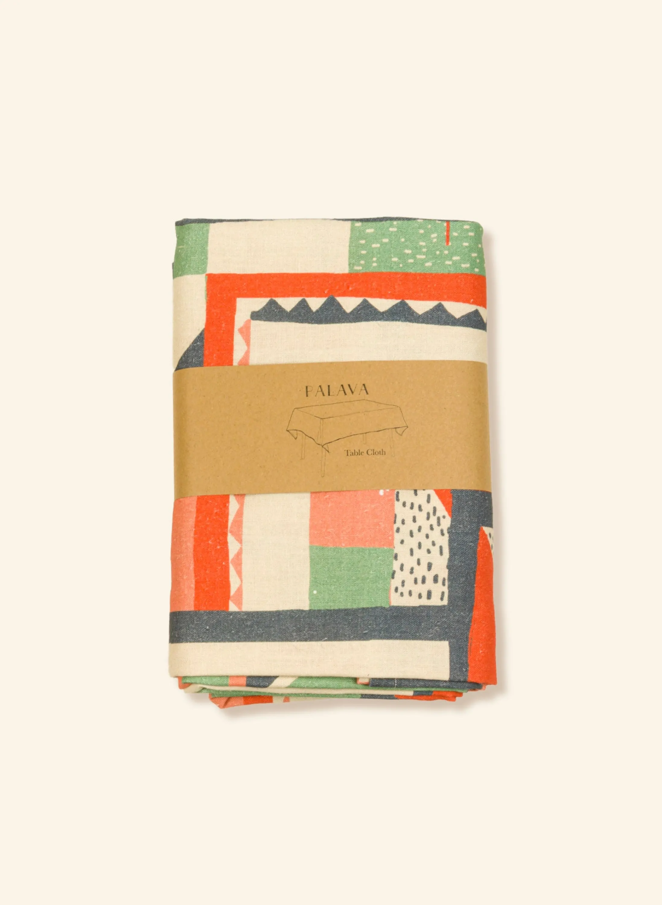 Palava Table Cloth - Mint High Wire Hot