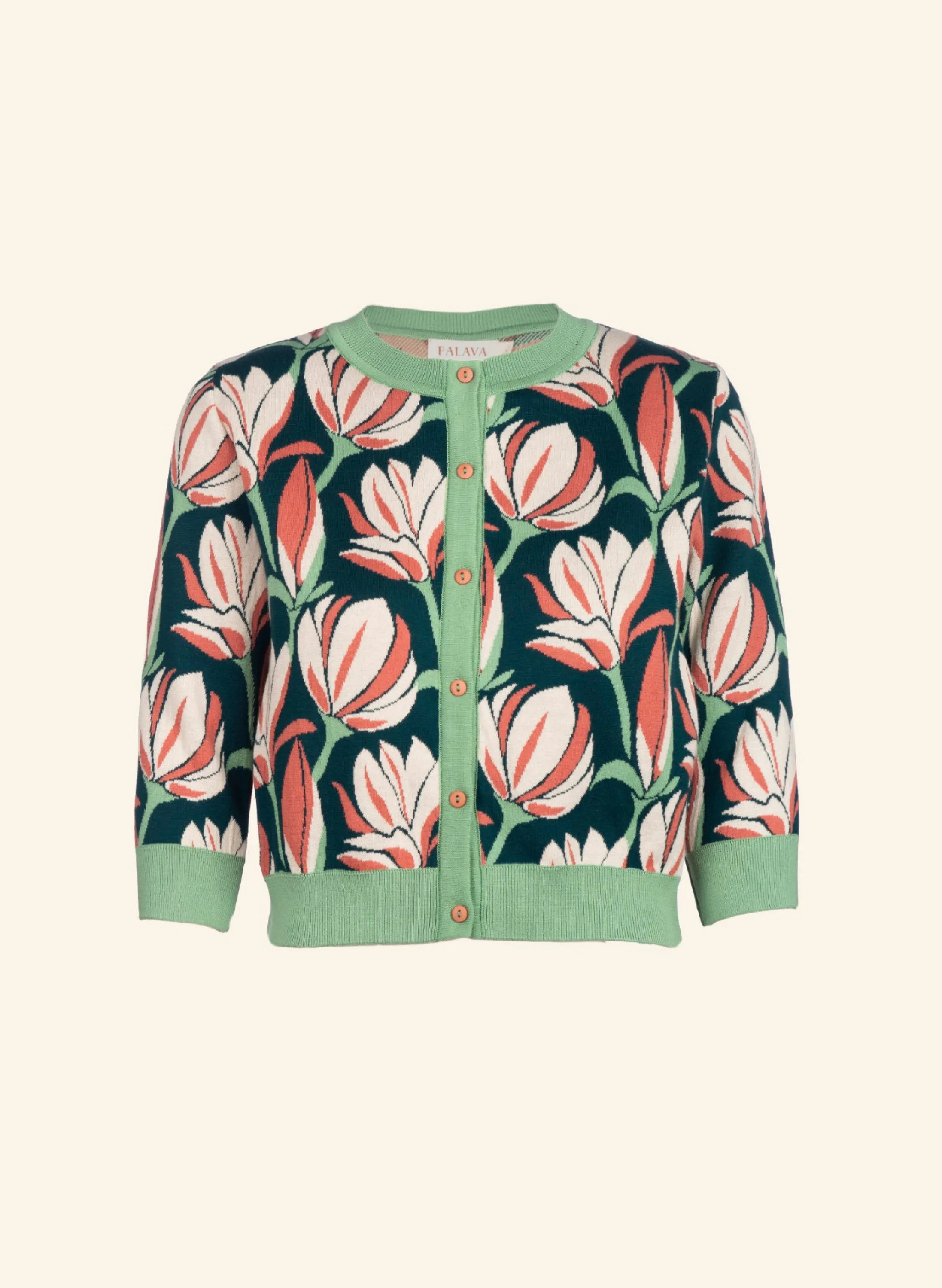 Palava Vera - Magnolia Jacquard Cardigan Best