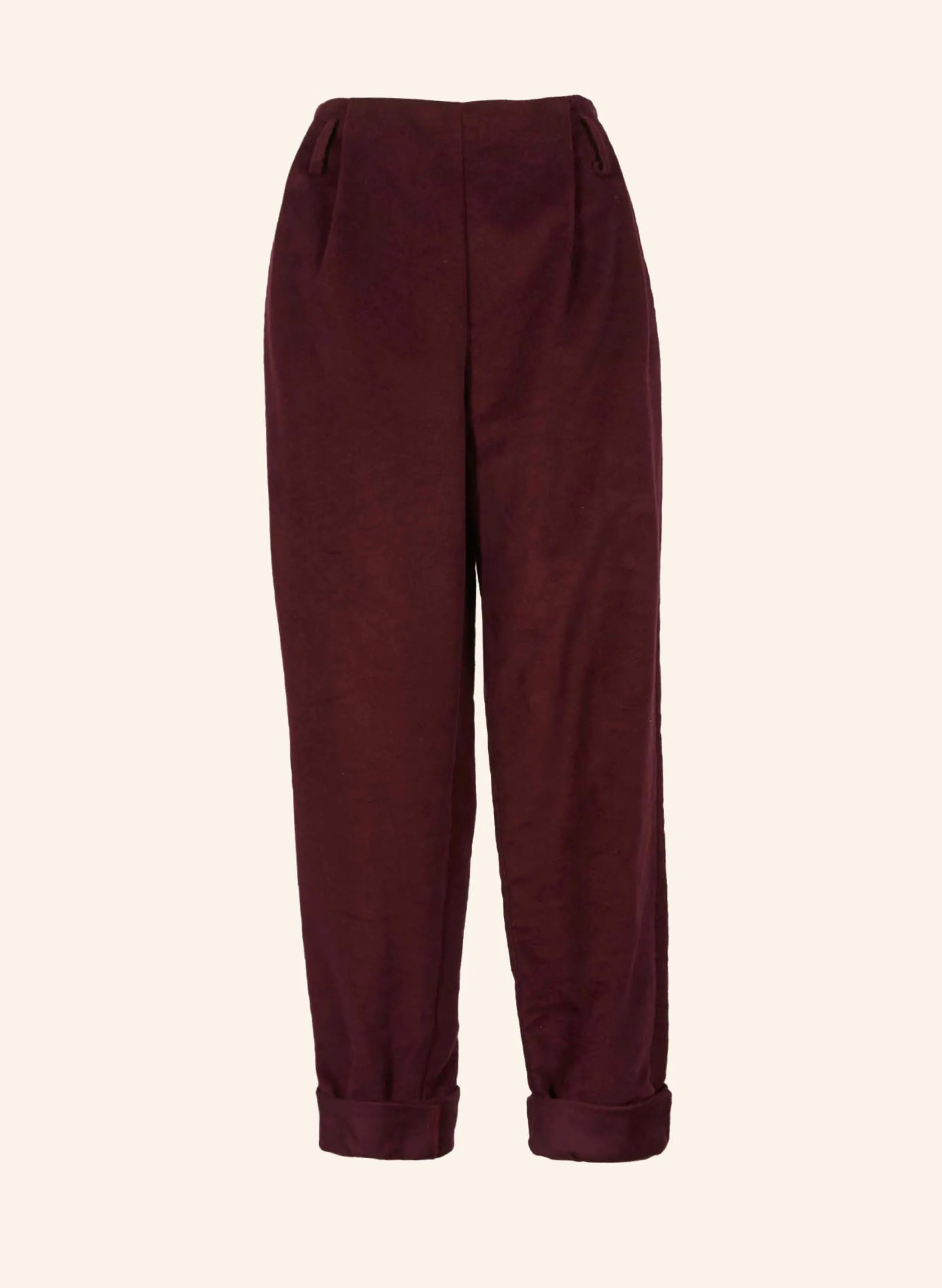 Palava Wilma - Aubergine Moleskin Trousers Online
